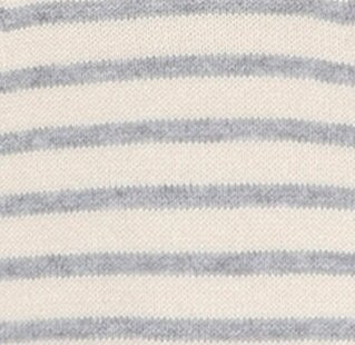Cream Milan Knit Stripe Texture (Organic Cotton)
