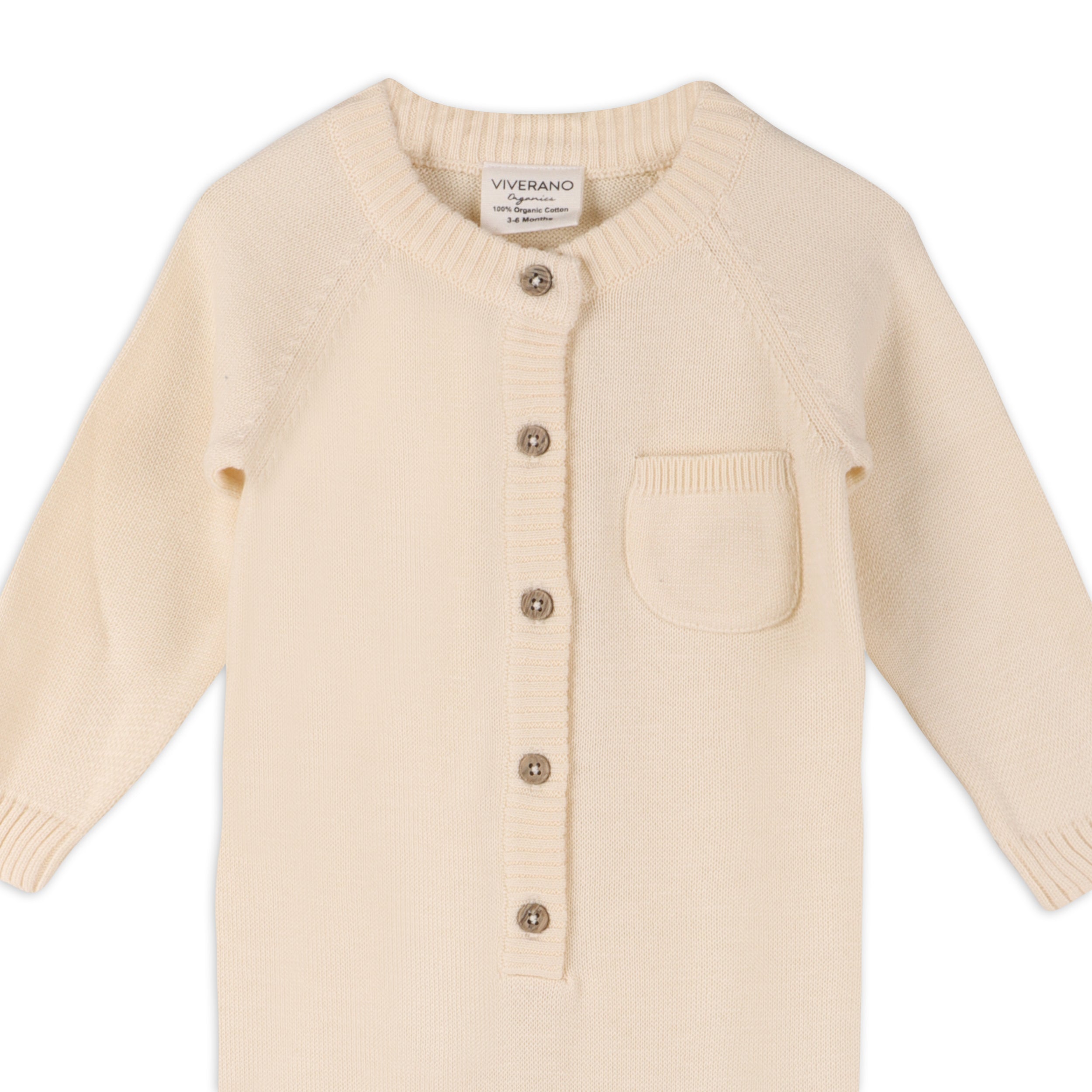 Viverano Milan Soft Organic Knit Jumpsuit Romper Onesie for Babies- Baby Shower Gifts