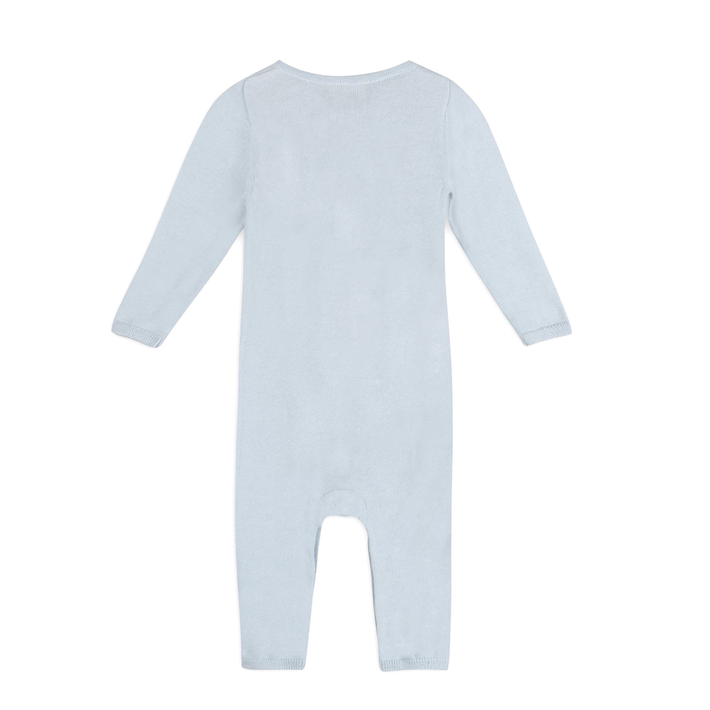 Milan Knit Kangaroo Pocket Baby Jumpsuit Coverall