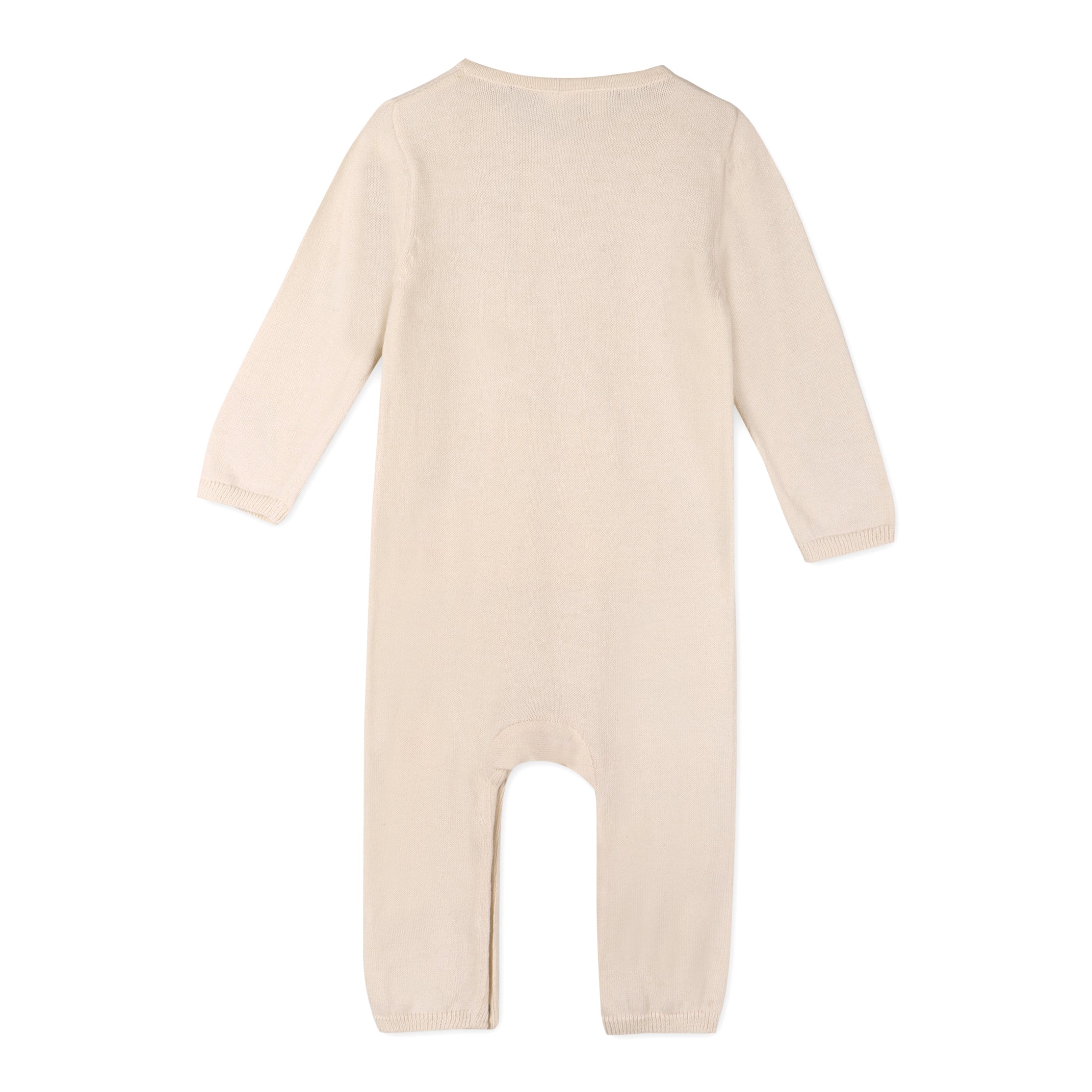 Milan Knit Kangaroo Pocket Baby Jumpsuit Coverall