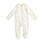 Stars Zipper Footie Baby Coverall (Organic) by Viverano Organics