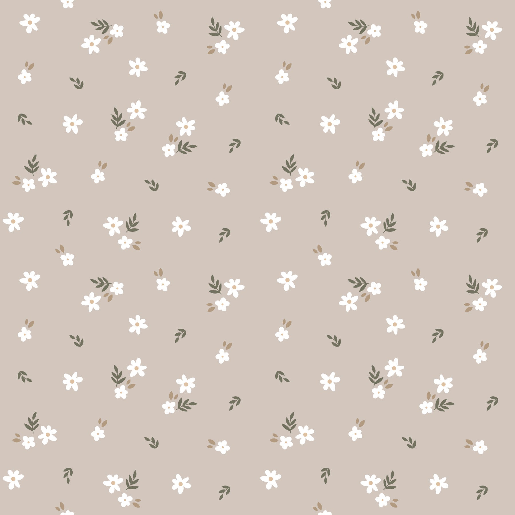 Ditsy Floral Hooded Baby Bathrobe (Organic Cotton)