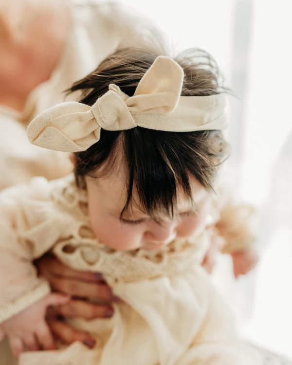 Thalia Crochet Lace Baby Tutu Romper & Headband