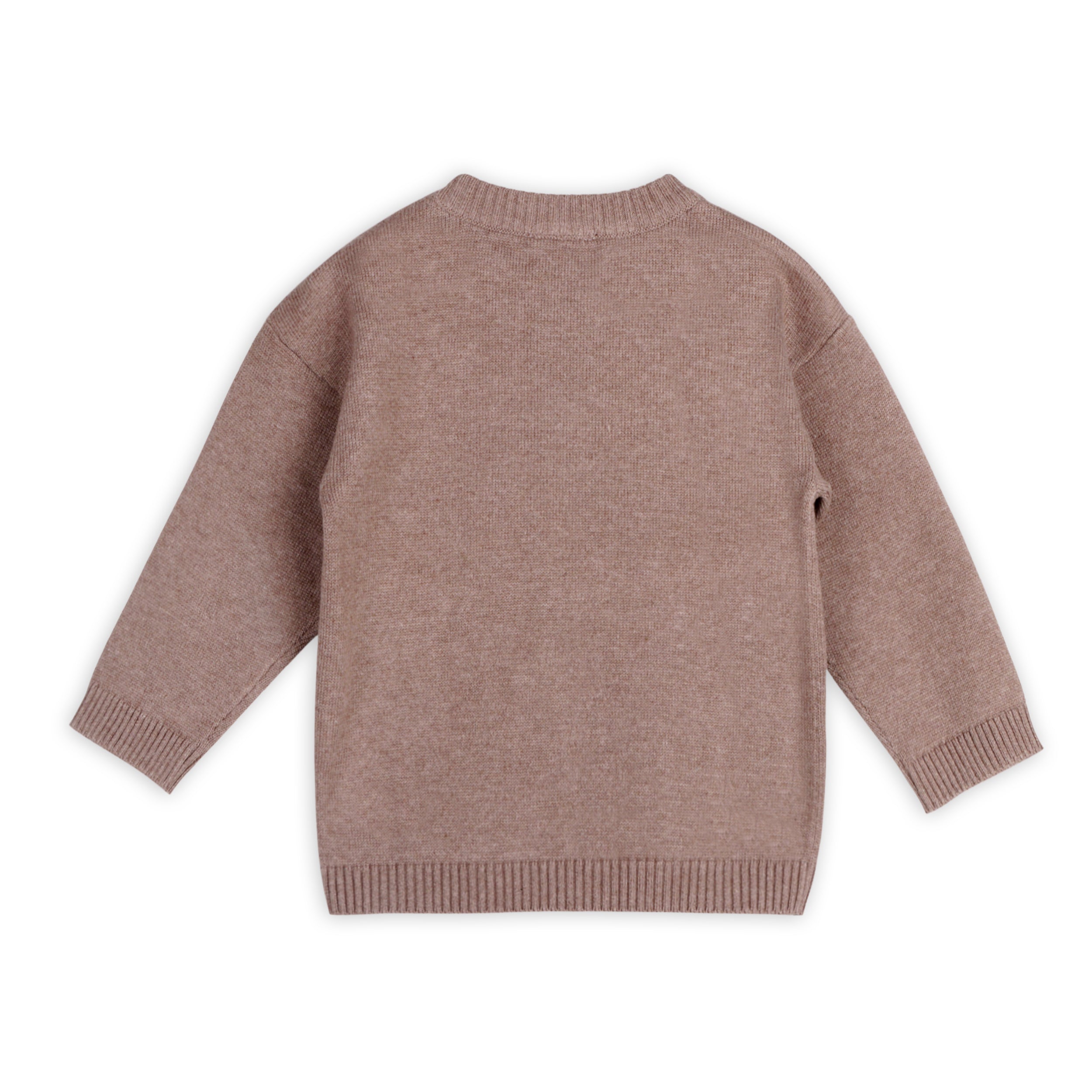 Tiger Kangaroo Pocket Baby Knit Pullover & Pant Set (Organic Cotton)