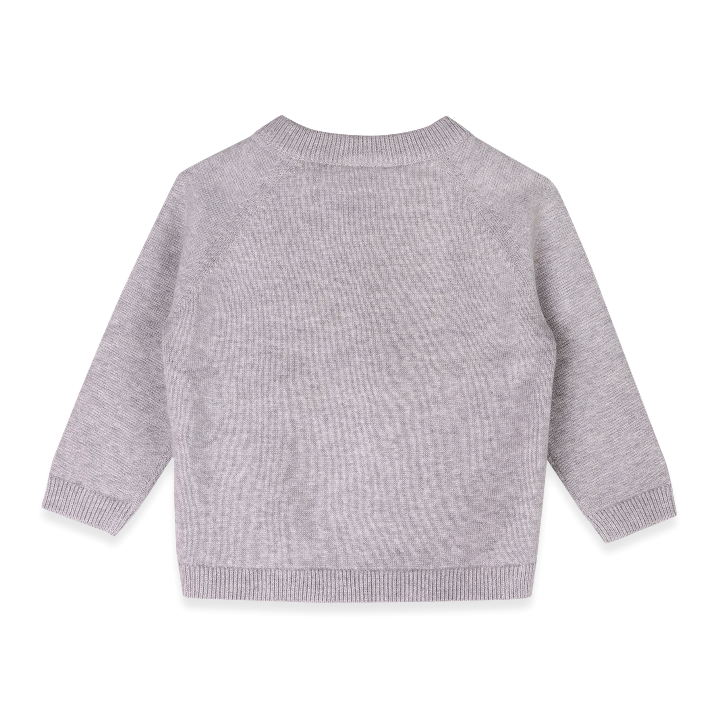 Sailboat Applique Sweater Knit Baby Pullover (Organic Cotton)