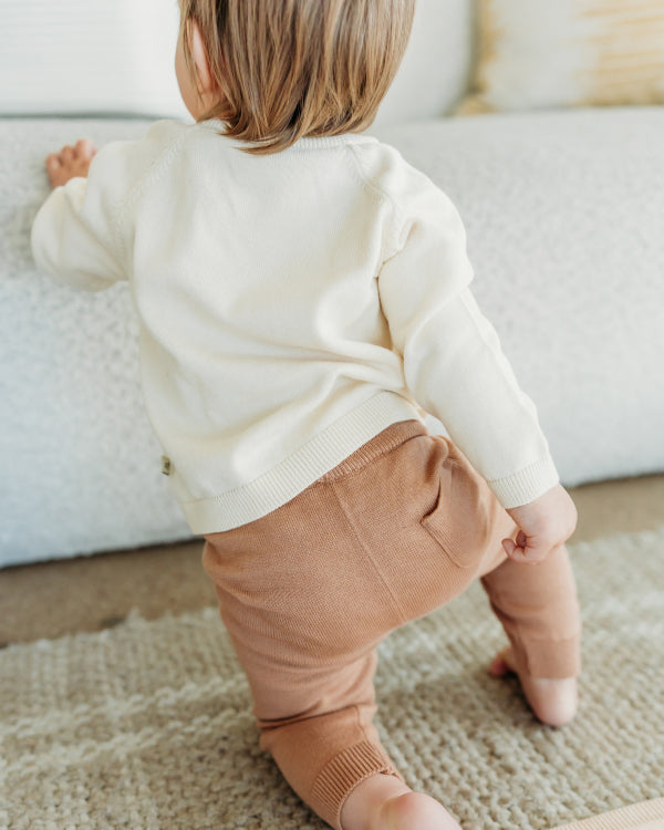 Pocket Baby Pants Sweater Knit (Organic Cotton) FW25