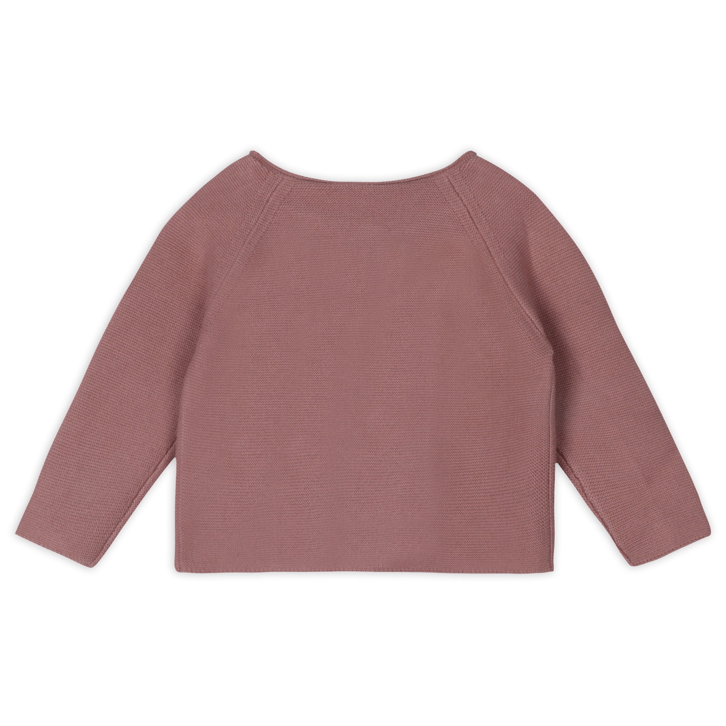 Zoe Bow Sweater Knit Baby Button Cardigan (Organic)