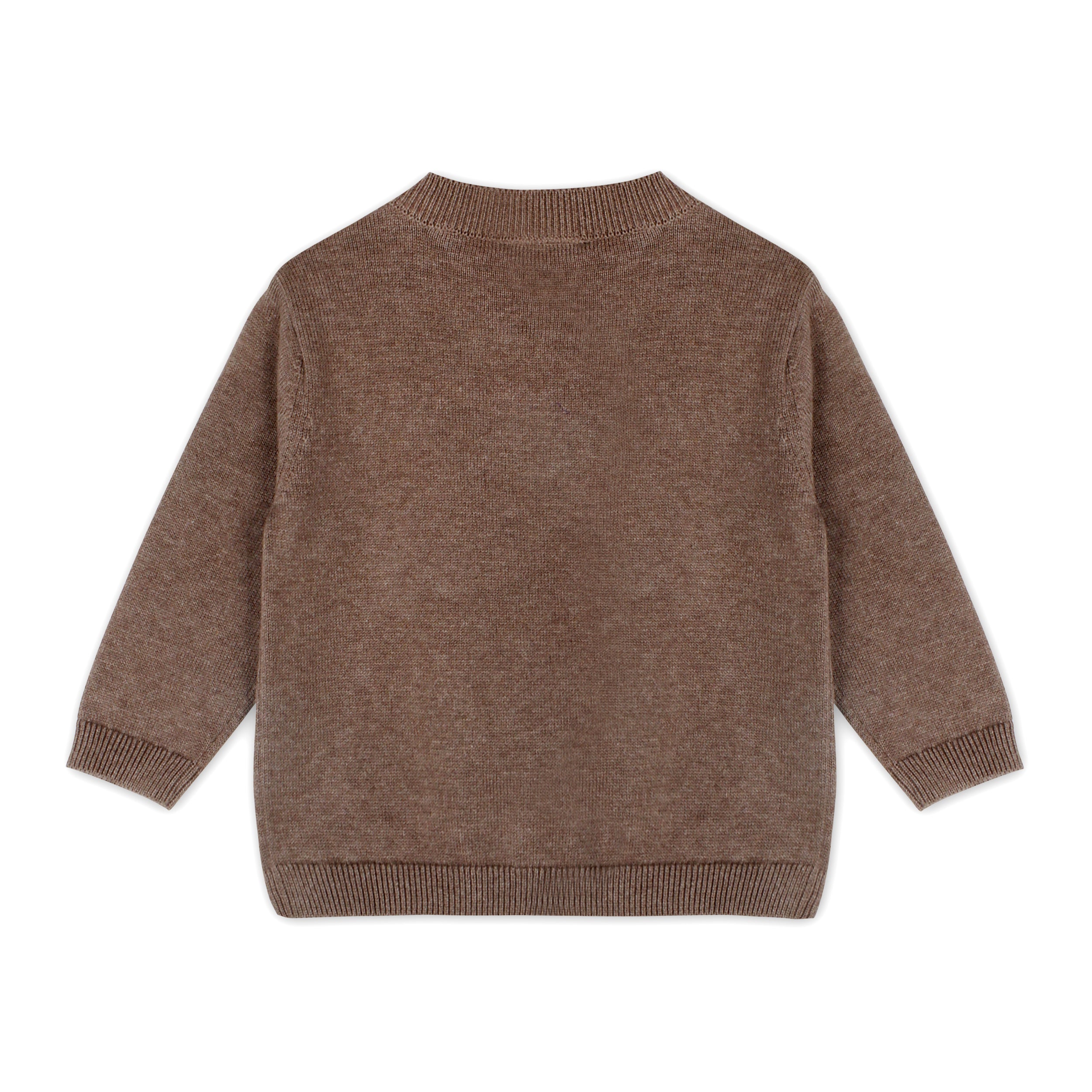 Sheep Jacquard Knit Baby Pullover & Pant SET (Organic Cotton)