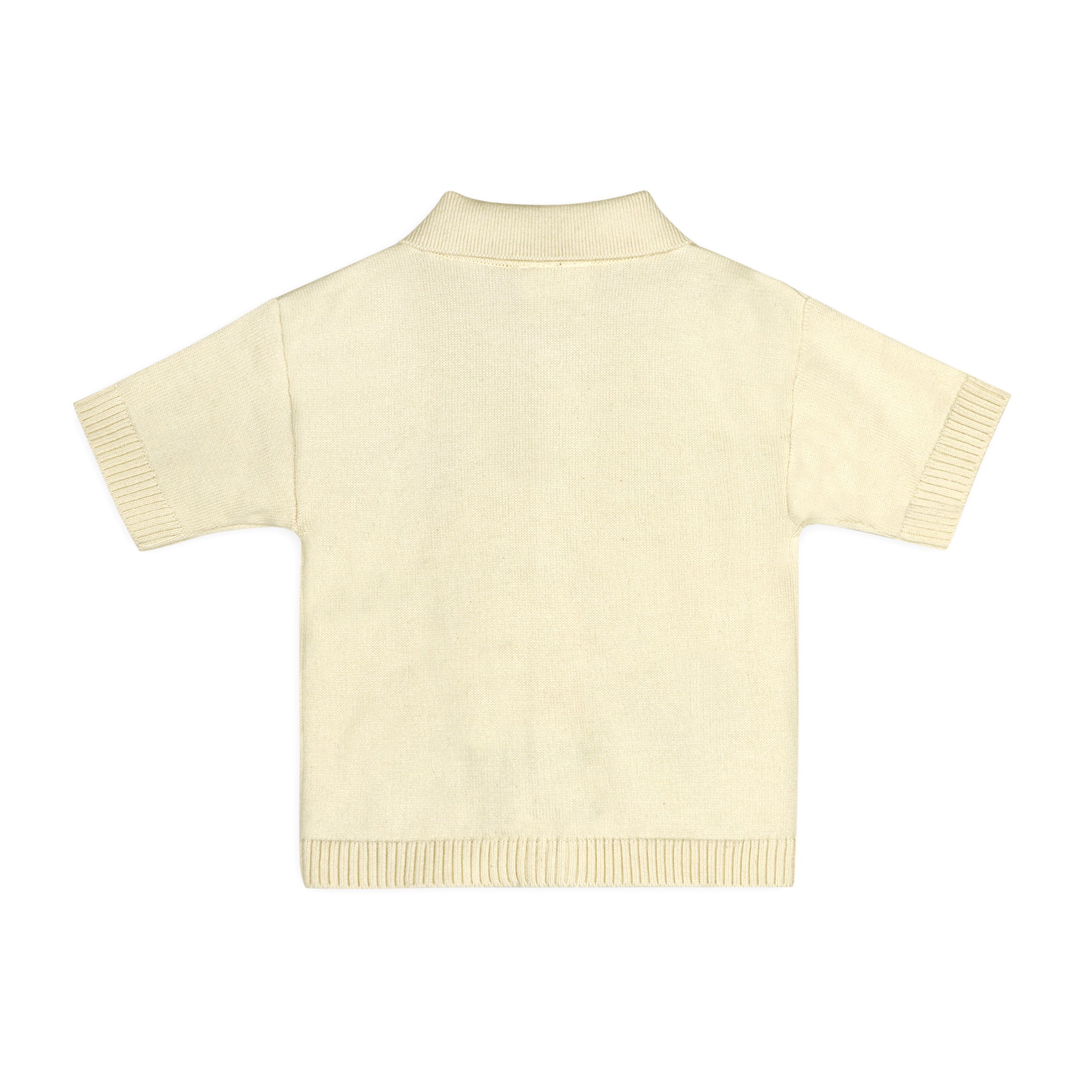 Doggy Embroidered Baby Shirt Back (Organic Cotton)