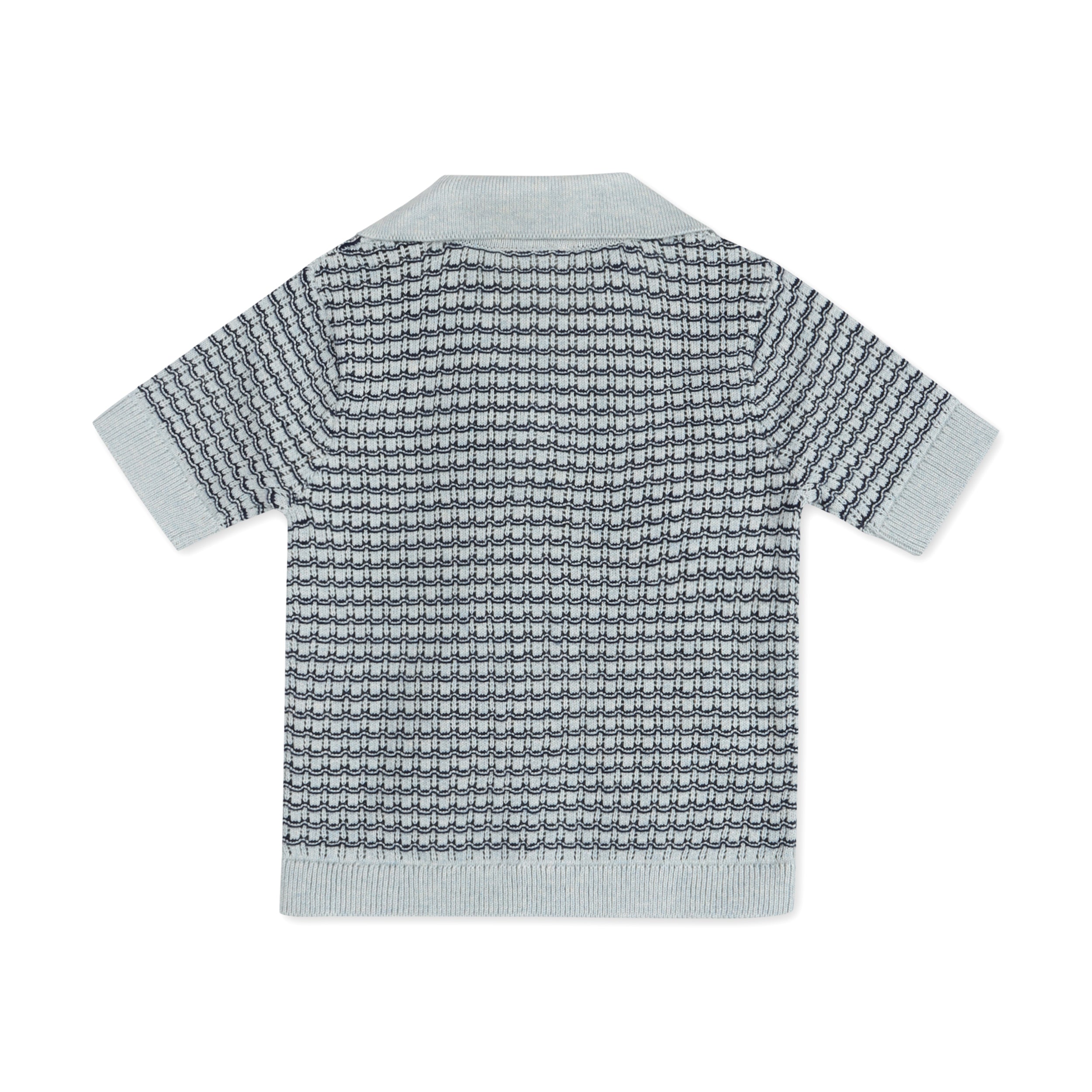 Miles Wave Textured Baby Shirt Back (Organic Cotton)