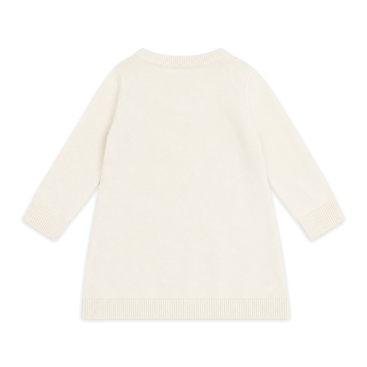 Farm House Baby Knit Tunic Dress Organic Cotton - Back