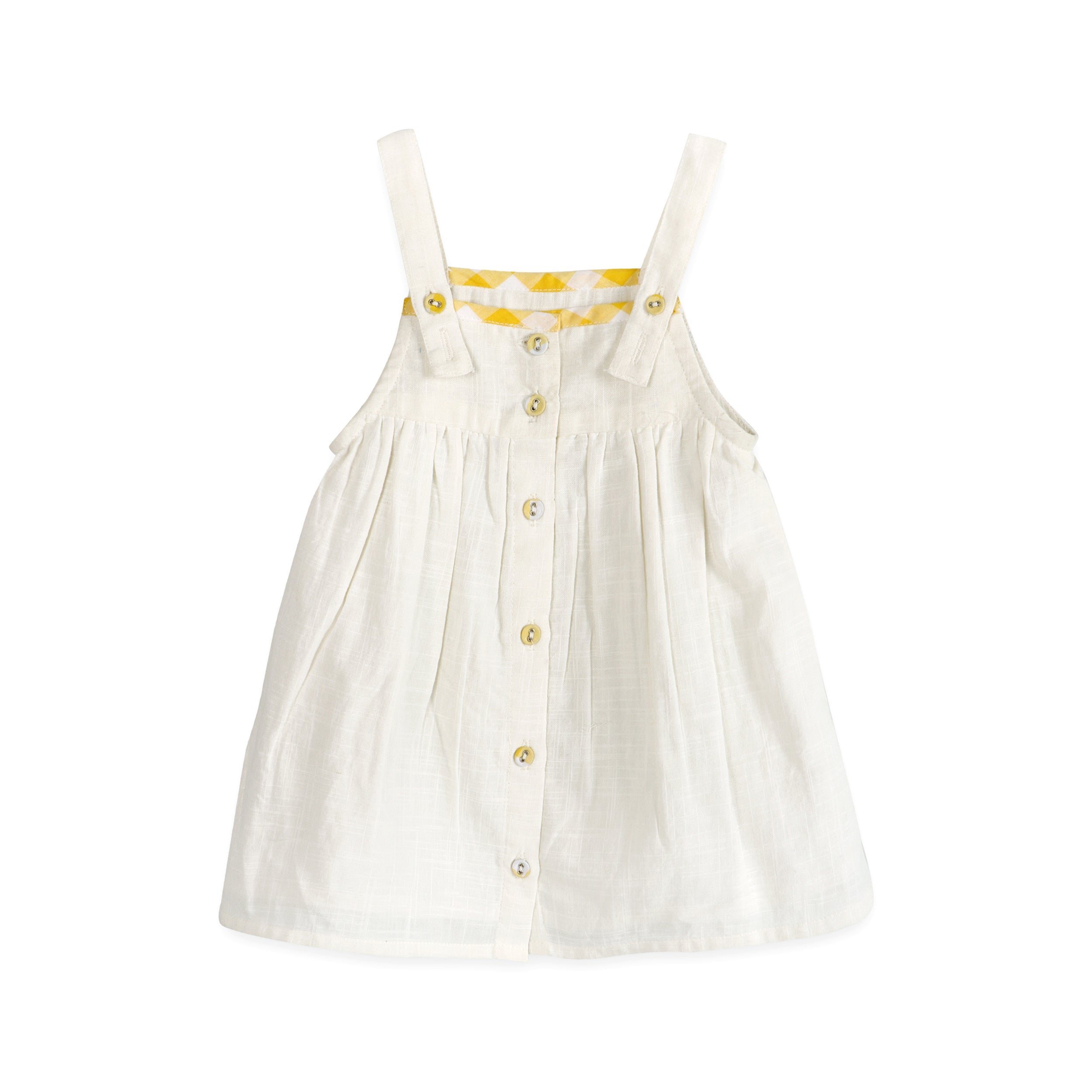 Lulu Embroidered Baby Dress Back (Organic)