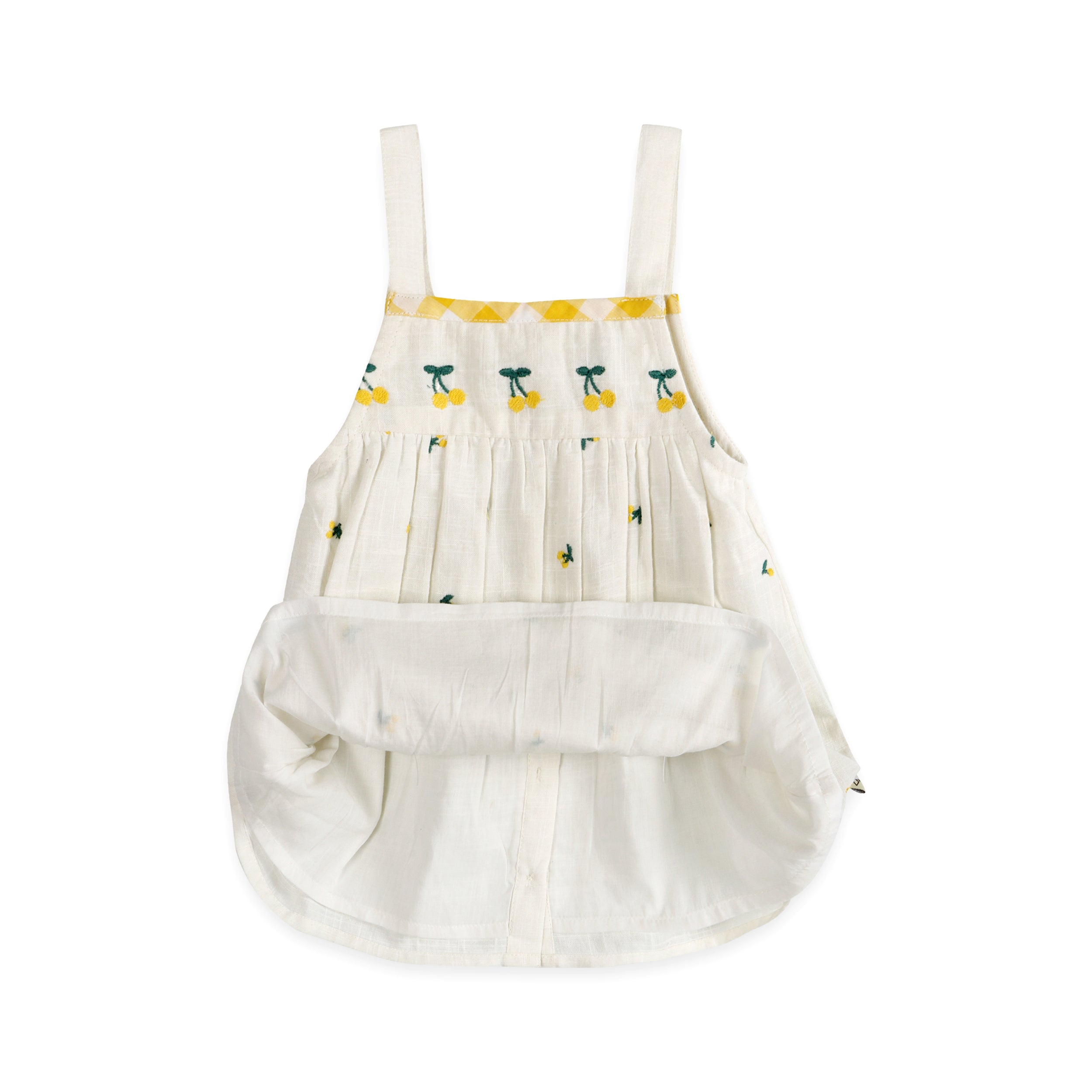 Lulu Embroidered Baby Dress Layer (Organic)