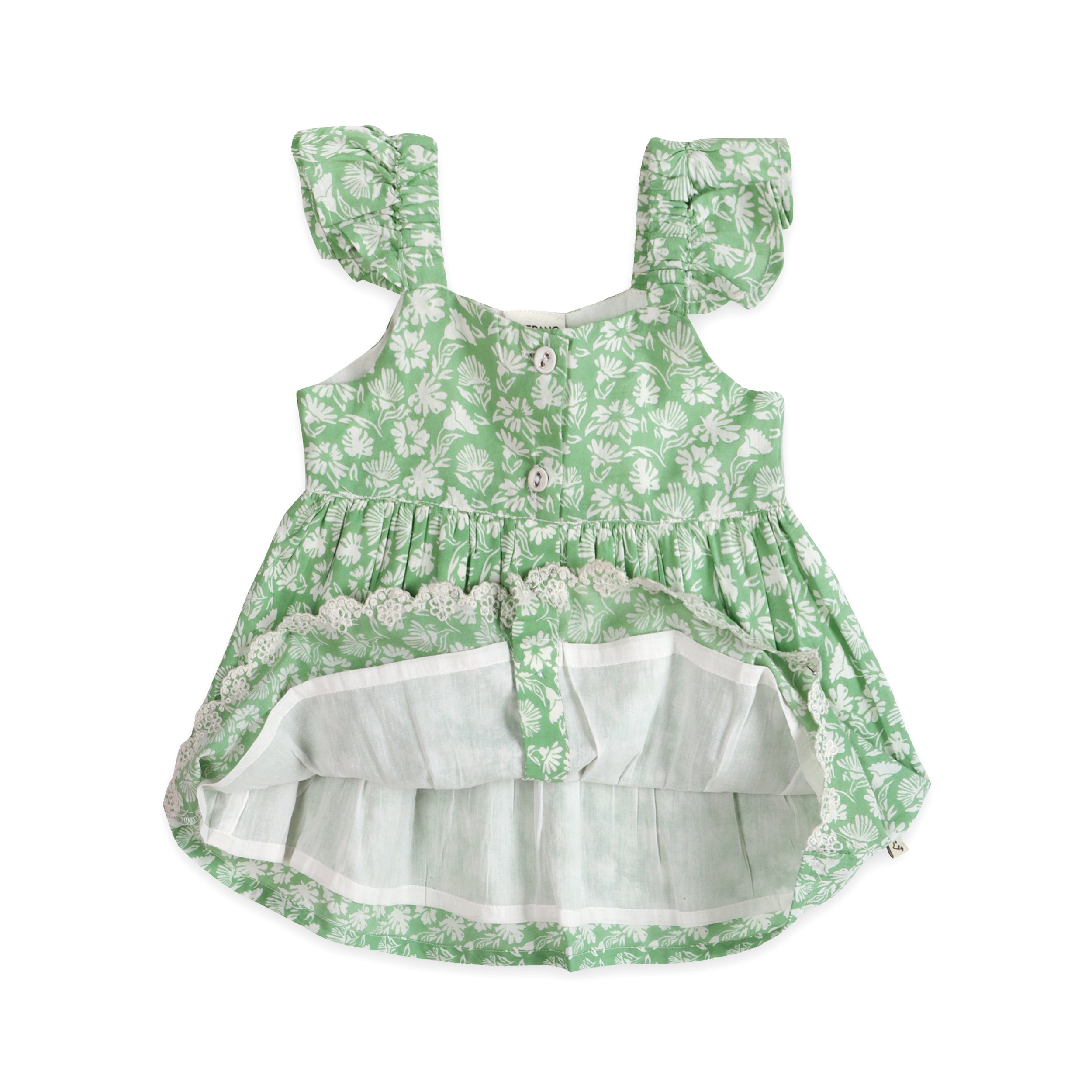 Ivy Embroidered Baby Dress Layer (Organic)