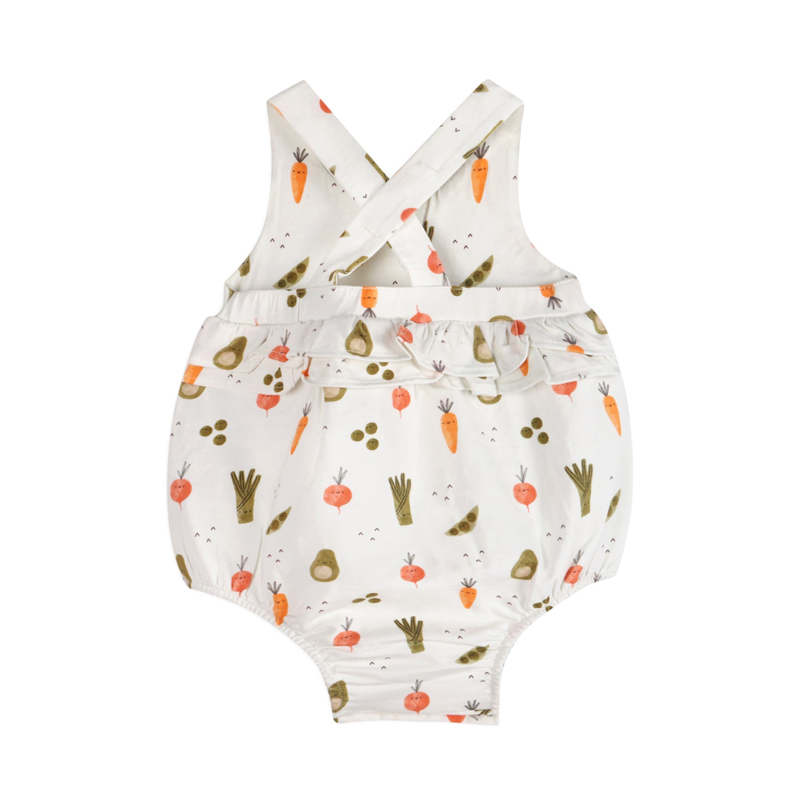 Veggies Baby Strappy Bodysuit Back (Organic Jersey)