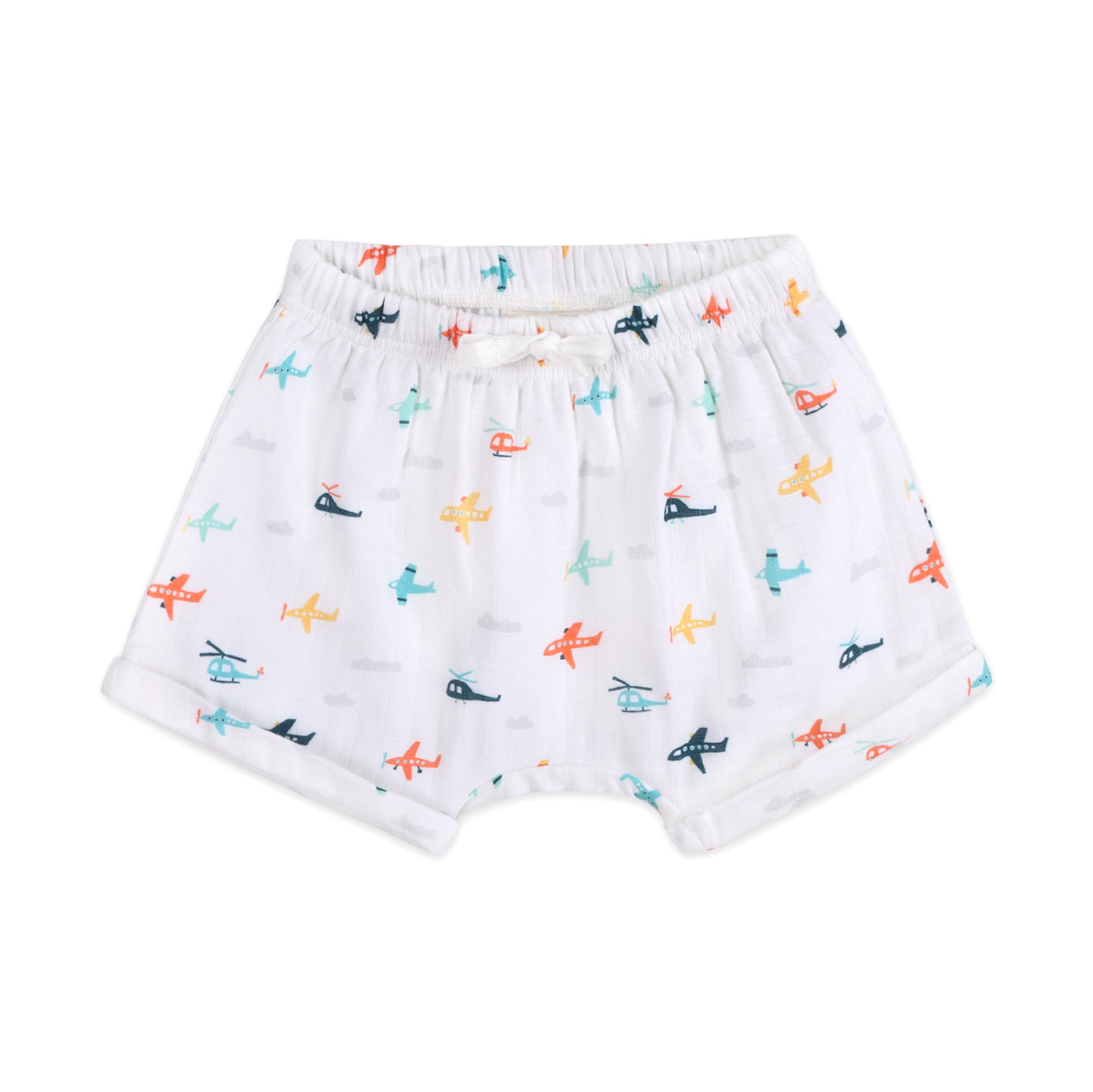 Planes Baby Shorts (Organic Muslin)