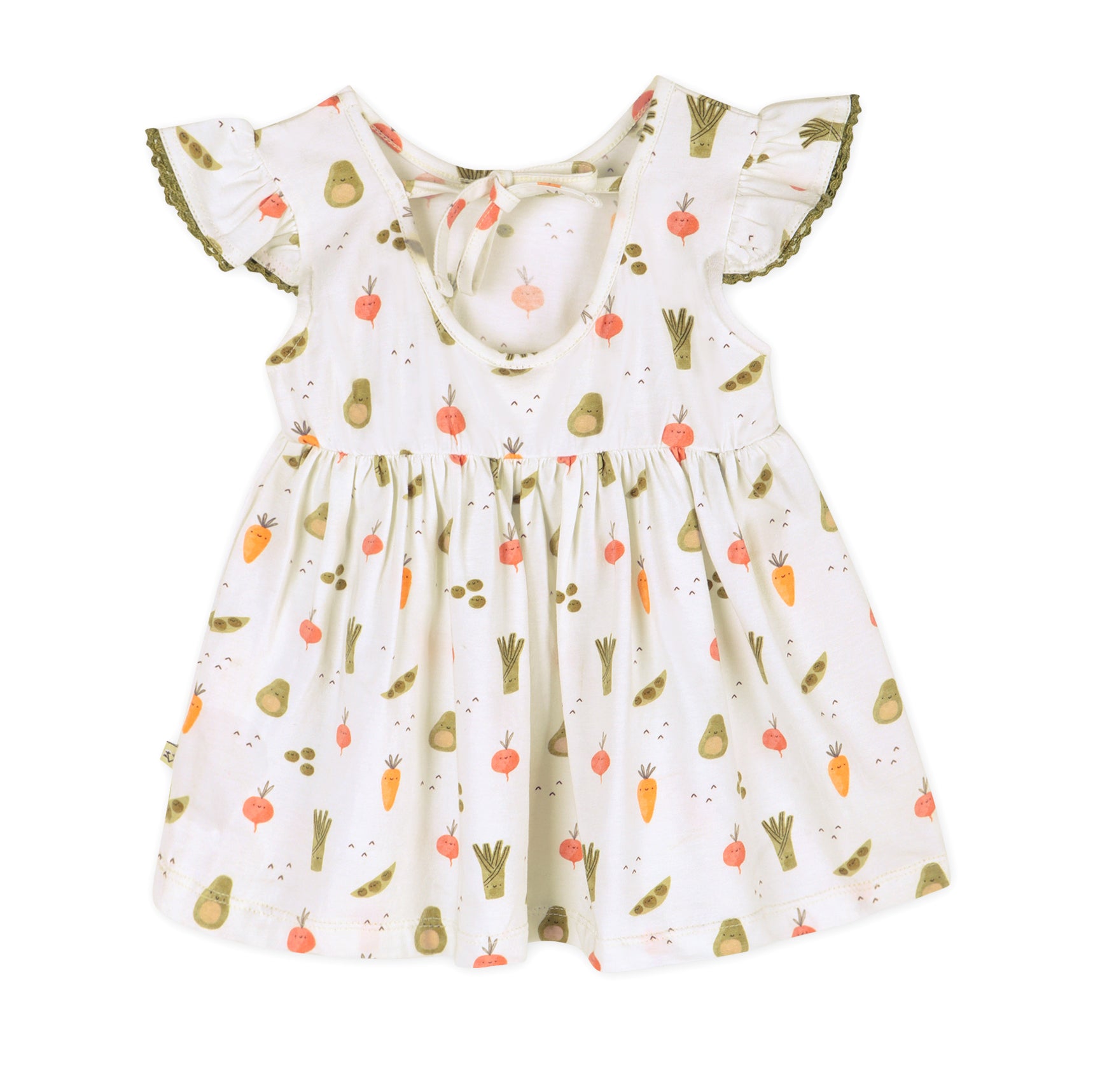 Veggies Baby Dress Back (Organic Jersey)