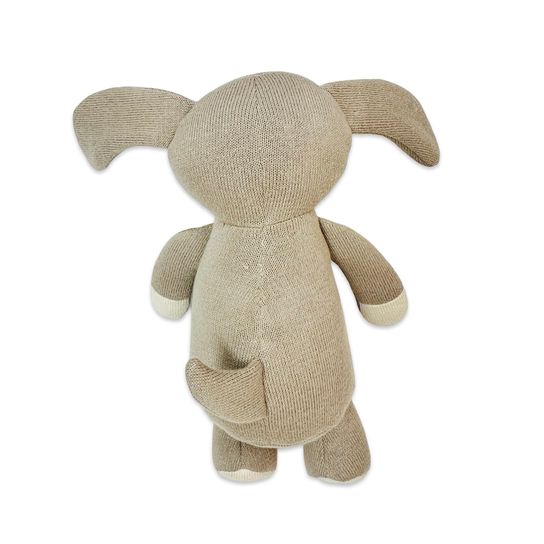 Rocky Lil Dog Knit Stuffed Animal Soft Baby Toy (Organic Cotton)