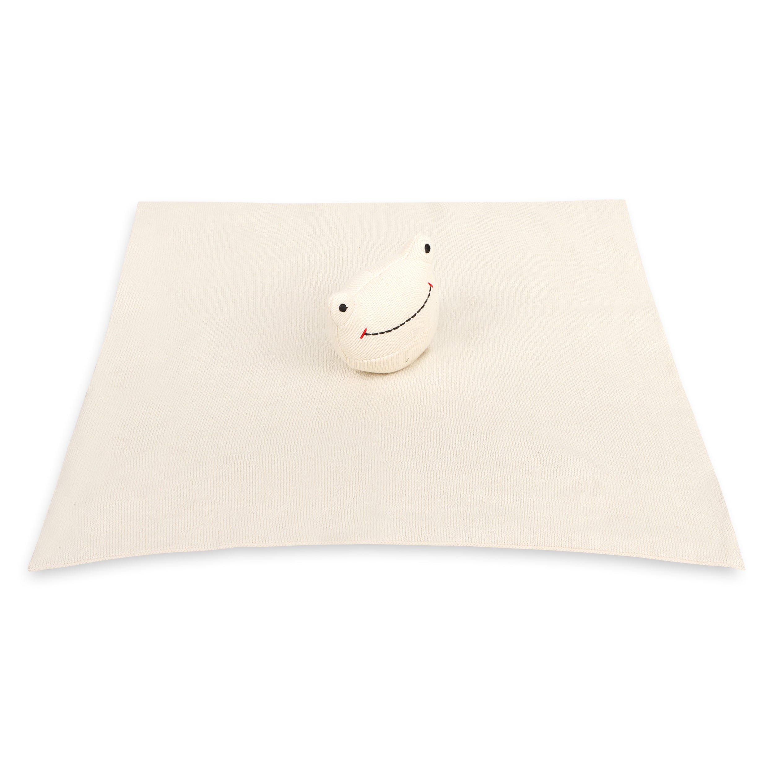 Frog - Organic Baby Lovey Security Blanket