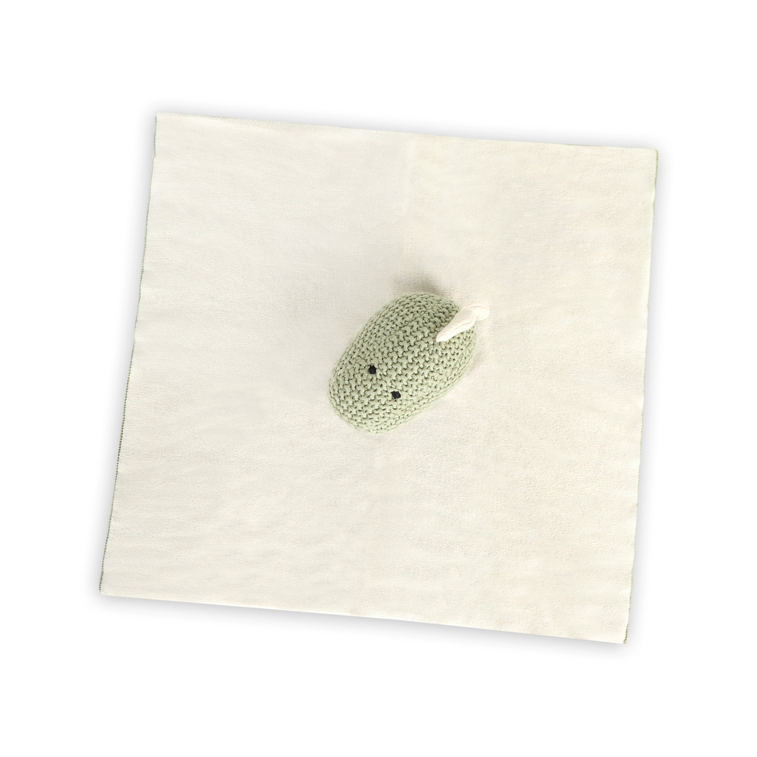 Dinosaur - Organic Baby Lovey Security Blanket Top