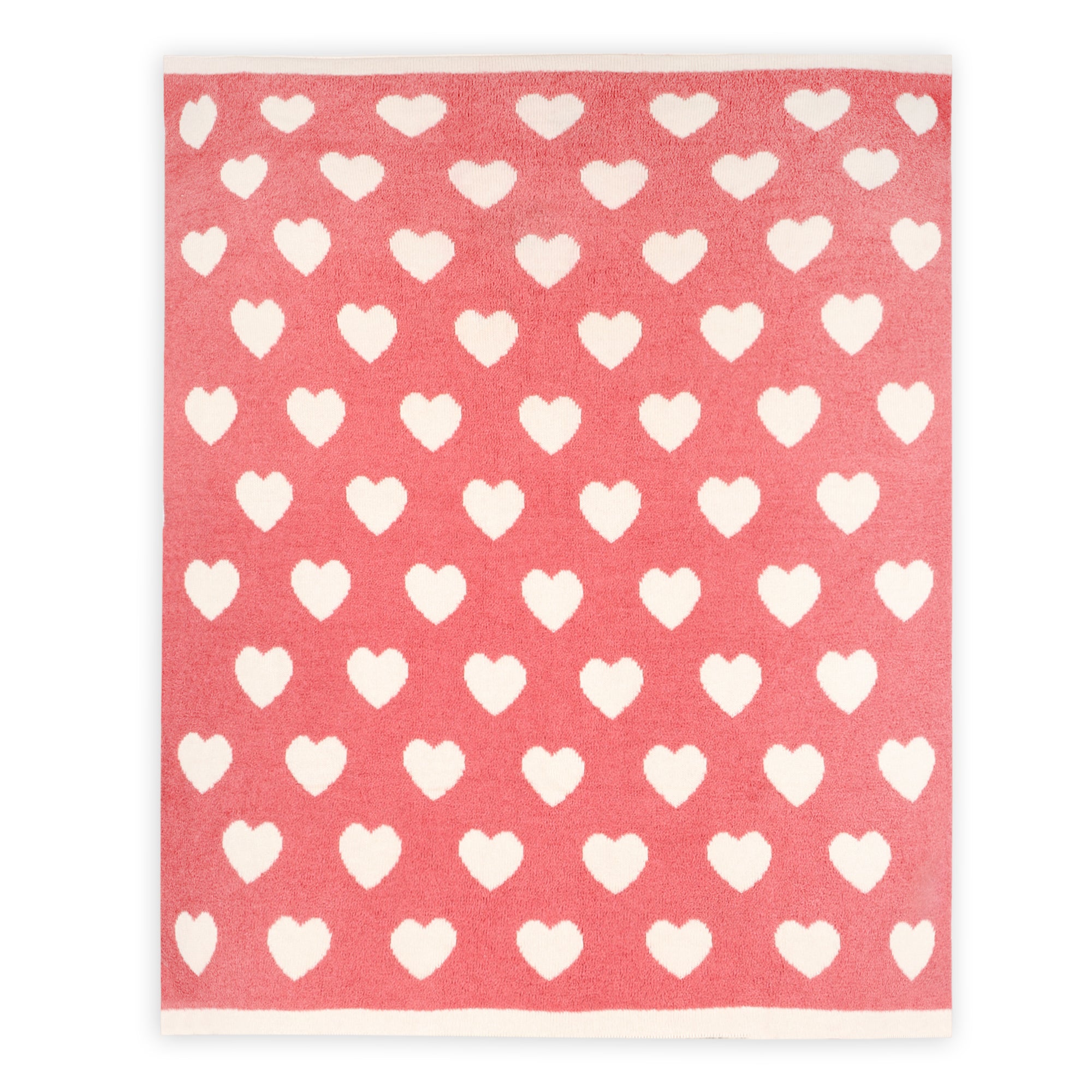 Fuzzy Love - Soft Jacquard Sweater Knit Baby Blanket (Organic Cotton)