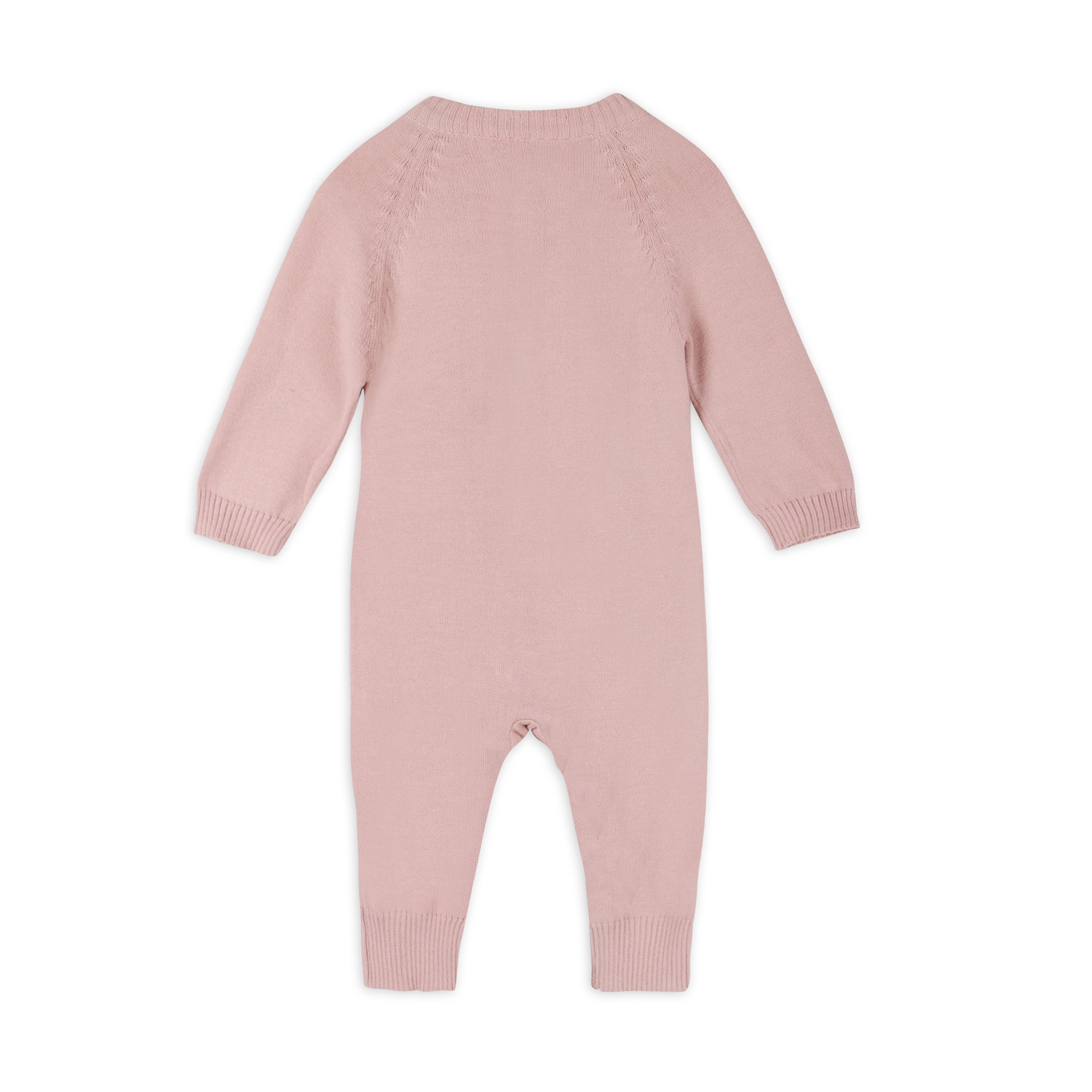 Milan Earthy Knit Classic Baby Button Jumpsuit (Organic Cotton) Viverano