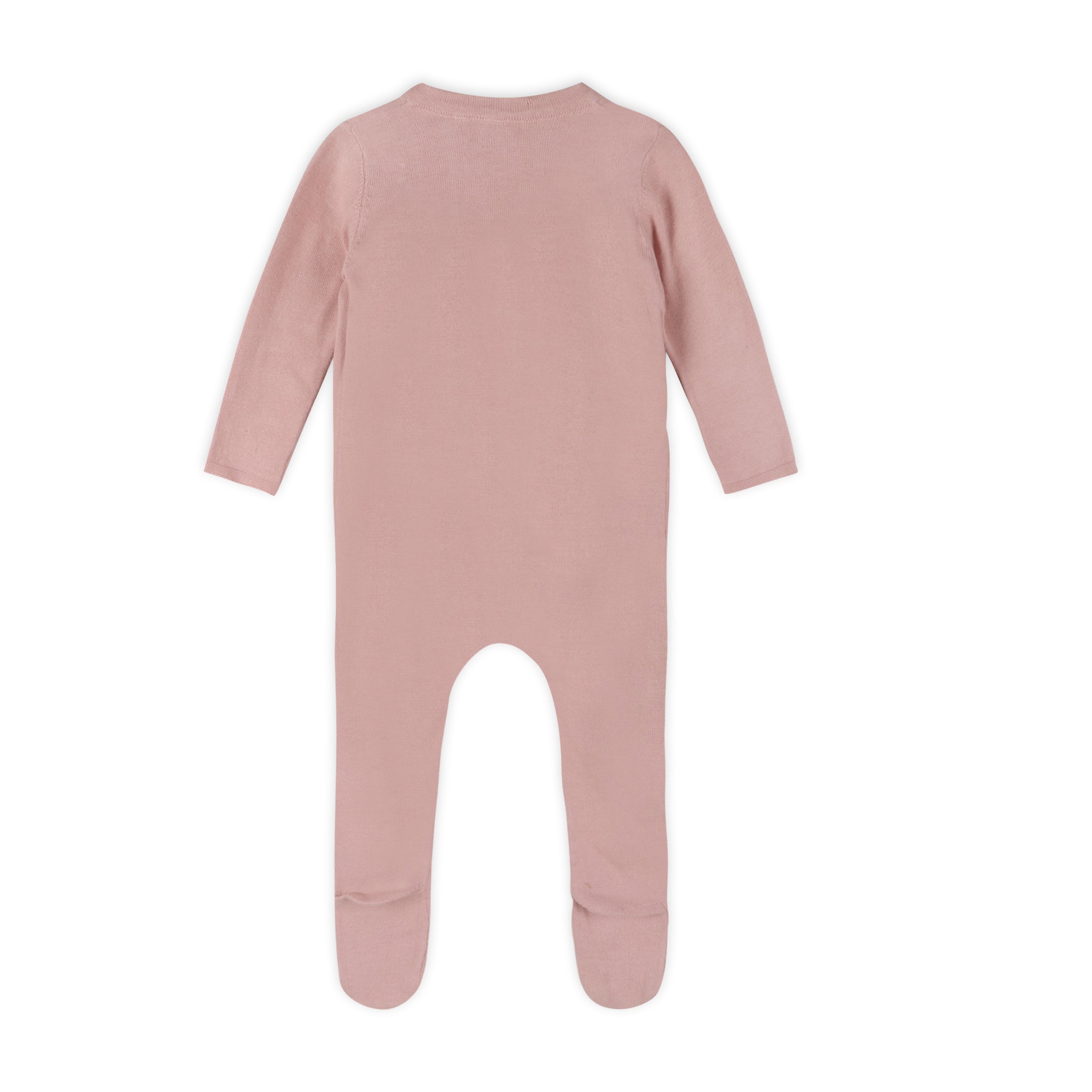 Milan Earthy Sweater Knit Baby Kimono Footie Coverall (Organic Cotton)