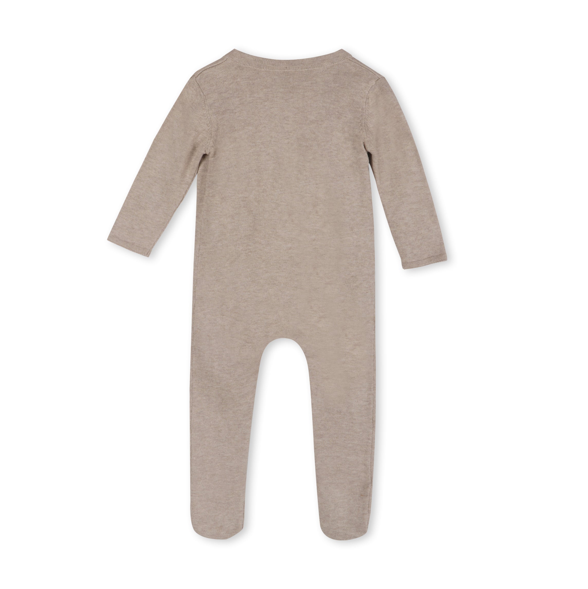Milan Earthy Sweater Knit Baby Kimono Footie Coverall (Organic Cotton)