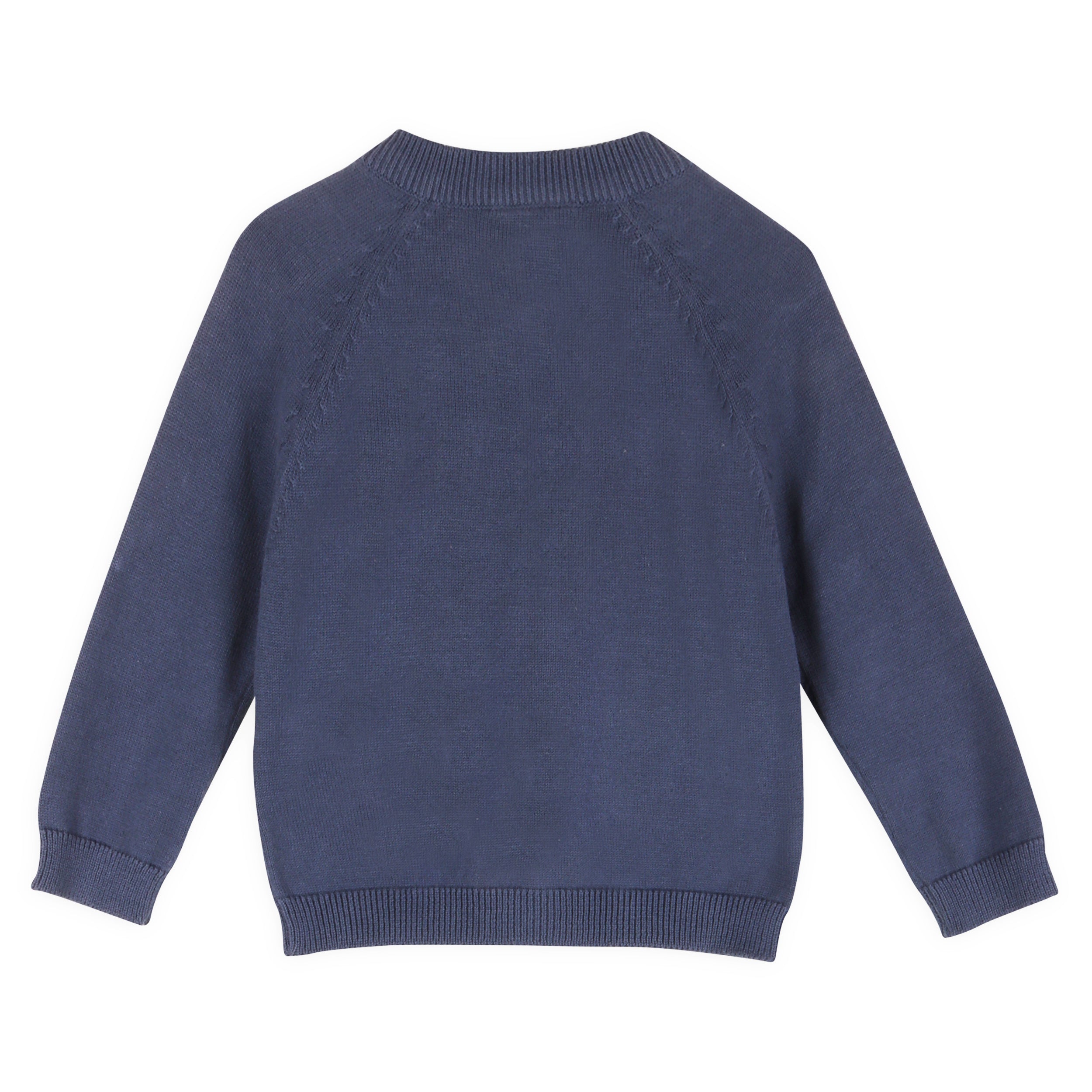 Milan Earthy Baby Button Cardigan Sweater Knit (Organic Cotton)
