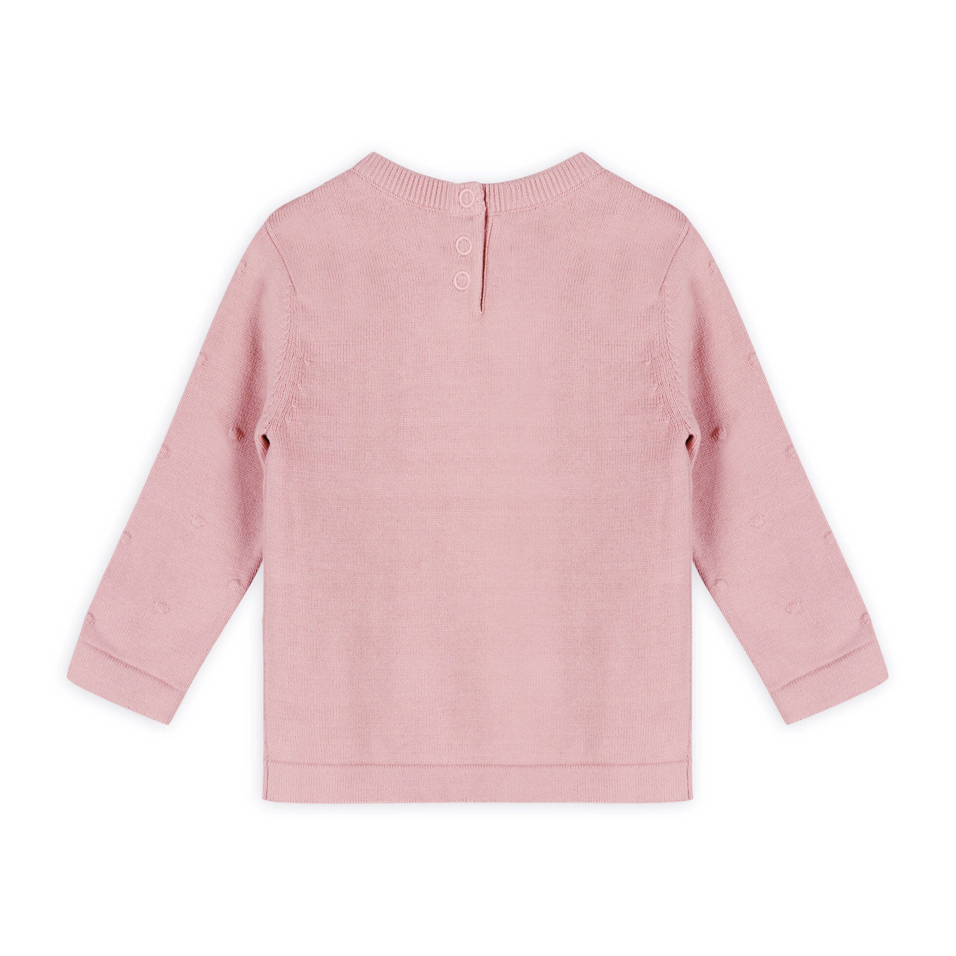 Milan Earthy Ruffle Bobble Baby Pullover Top (Organic Cotton)