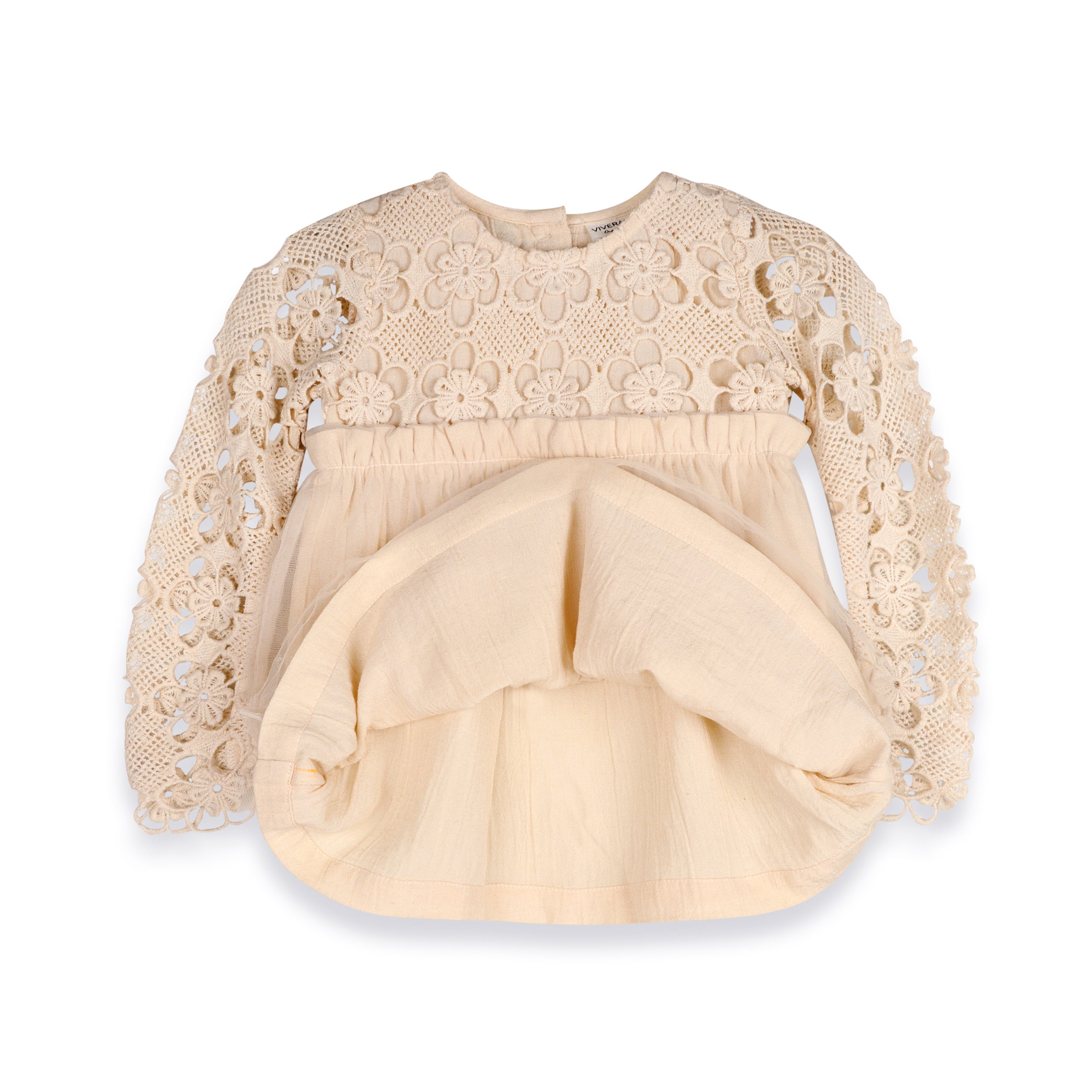 Calla Crochet Lace Baby Tutu Dress & Bloomer (Organic Cotton)
