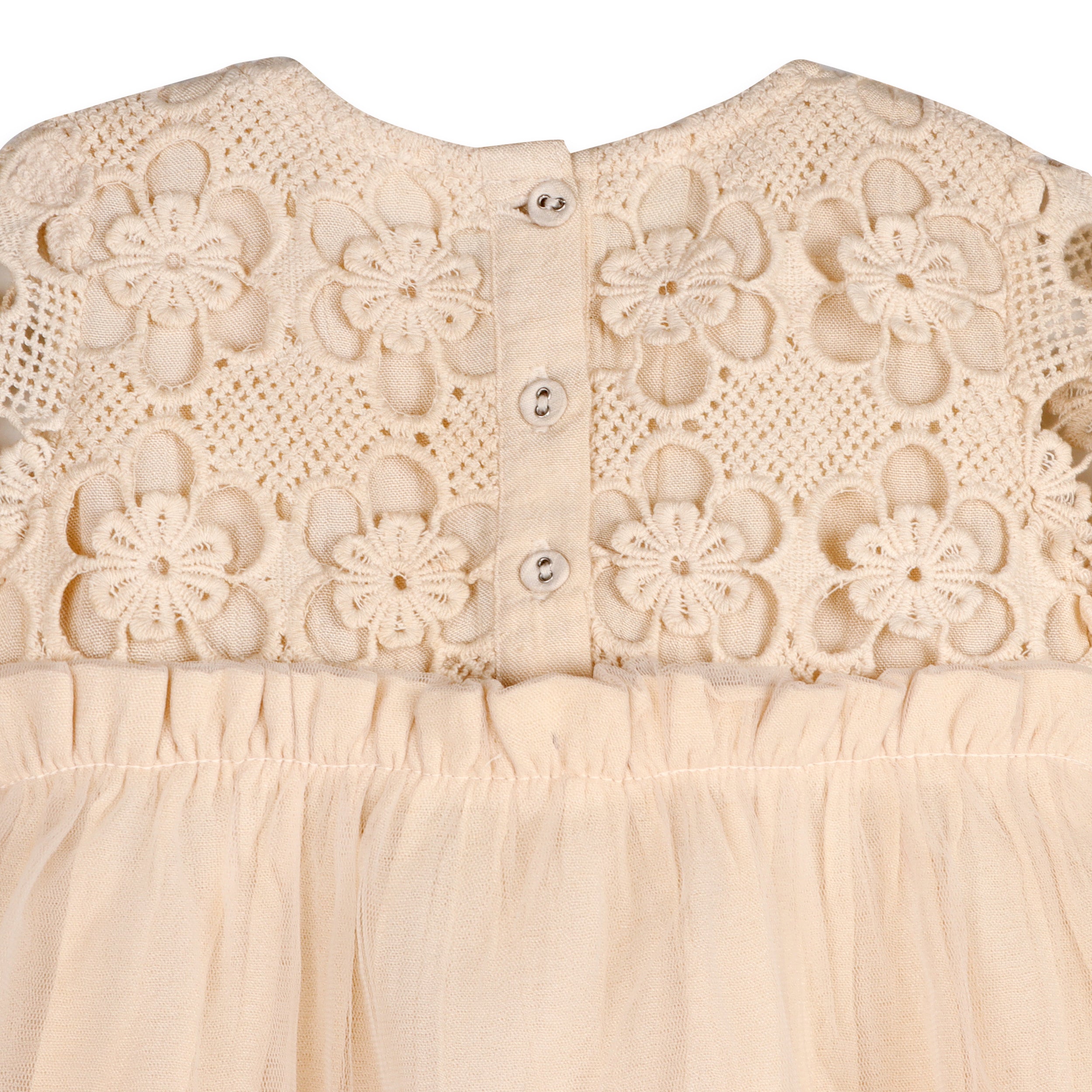 Calla Crochet Lace Baby Tutu Dress & Bloomer (Organic Cotton)