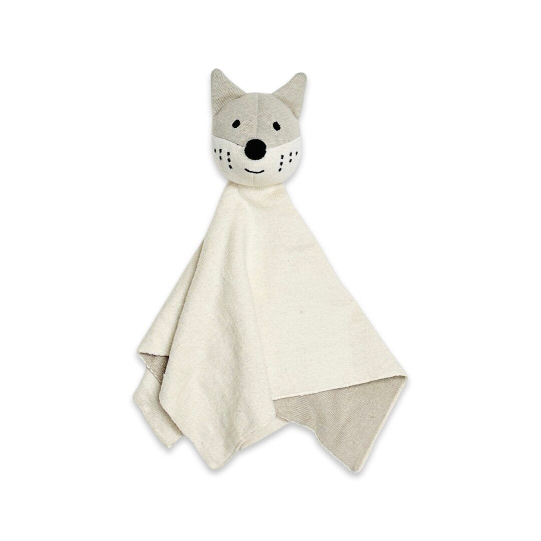 Fox - Organic Baby Lovey Security Blanket Cuddle Cloth by Viverano Organics