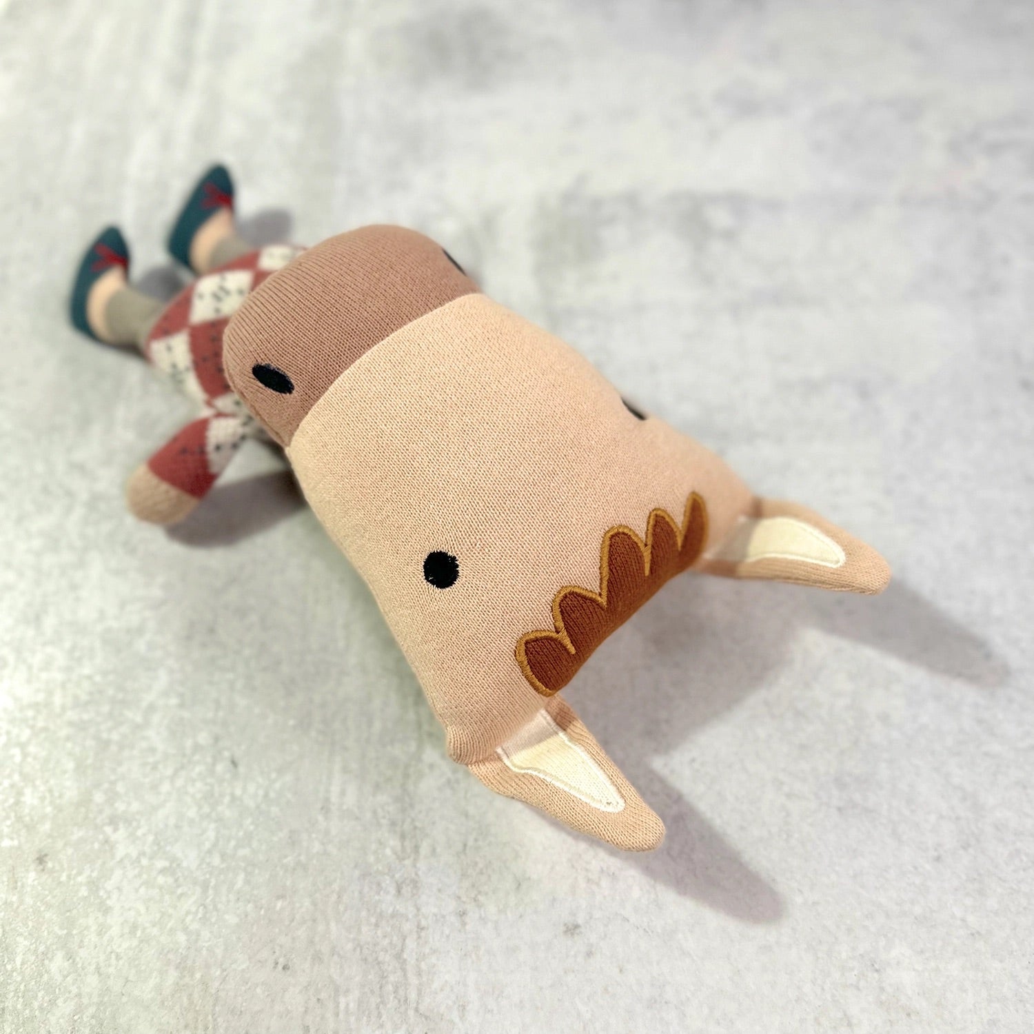 Jordan Horse Organic Cotton Hand Knit Stuffed Animal Baby Toy