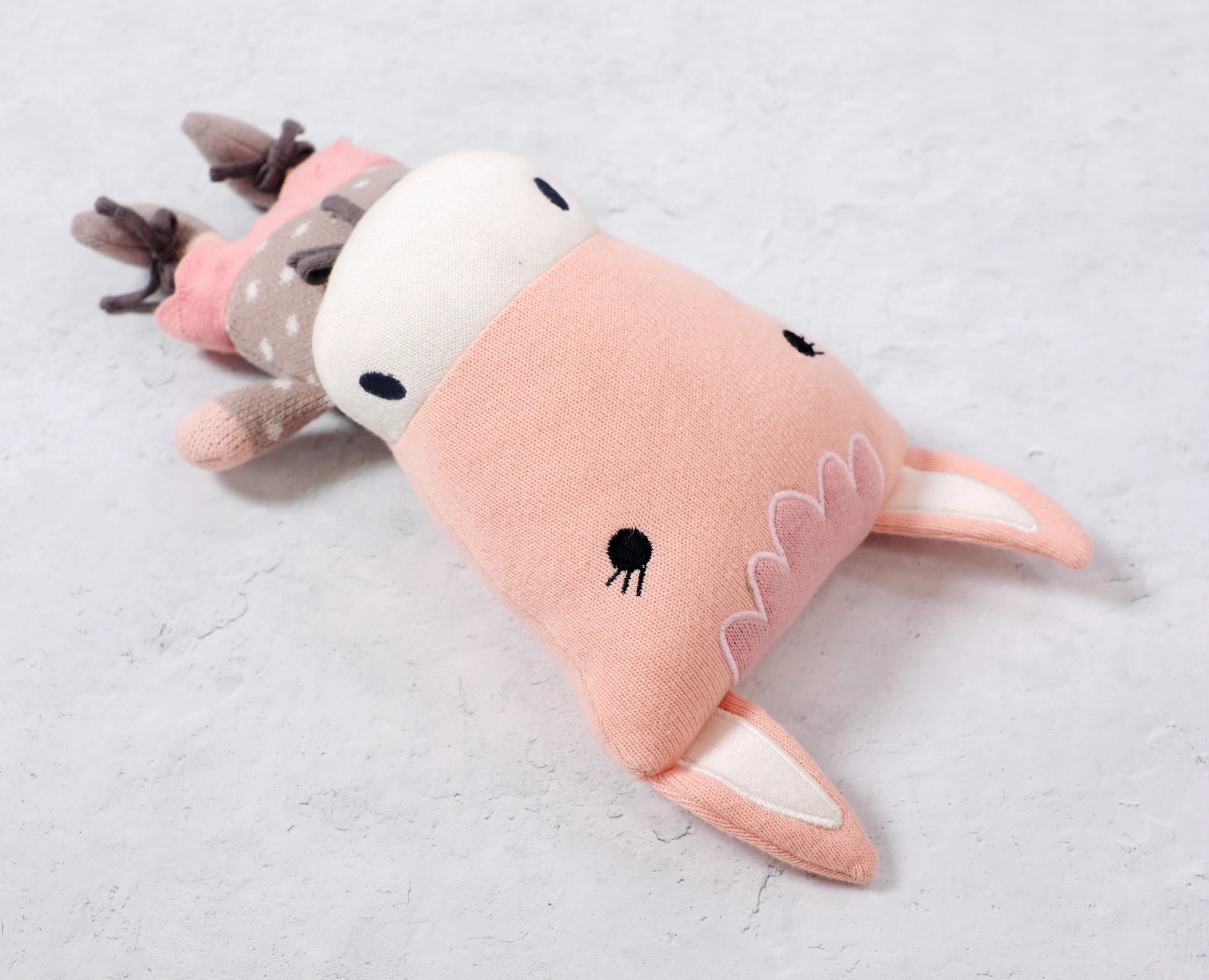 Jordan Horse Organic Cotton Hand Knit Stuffed Animal Baby Toy