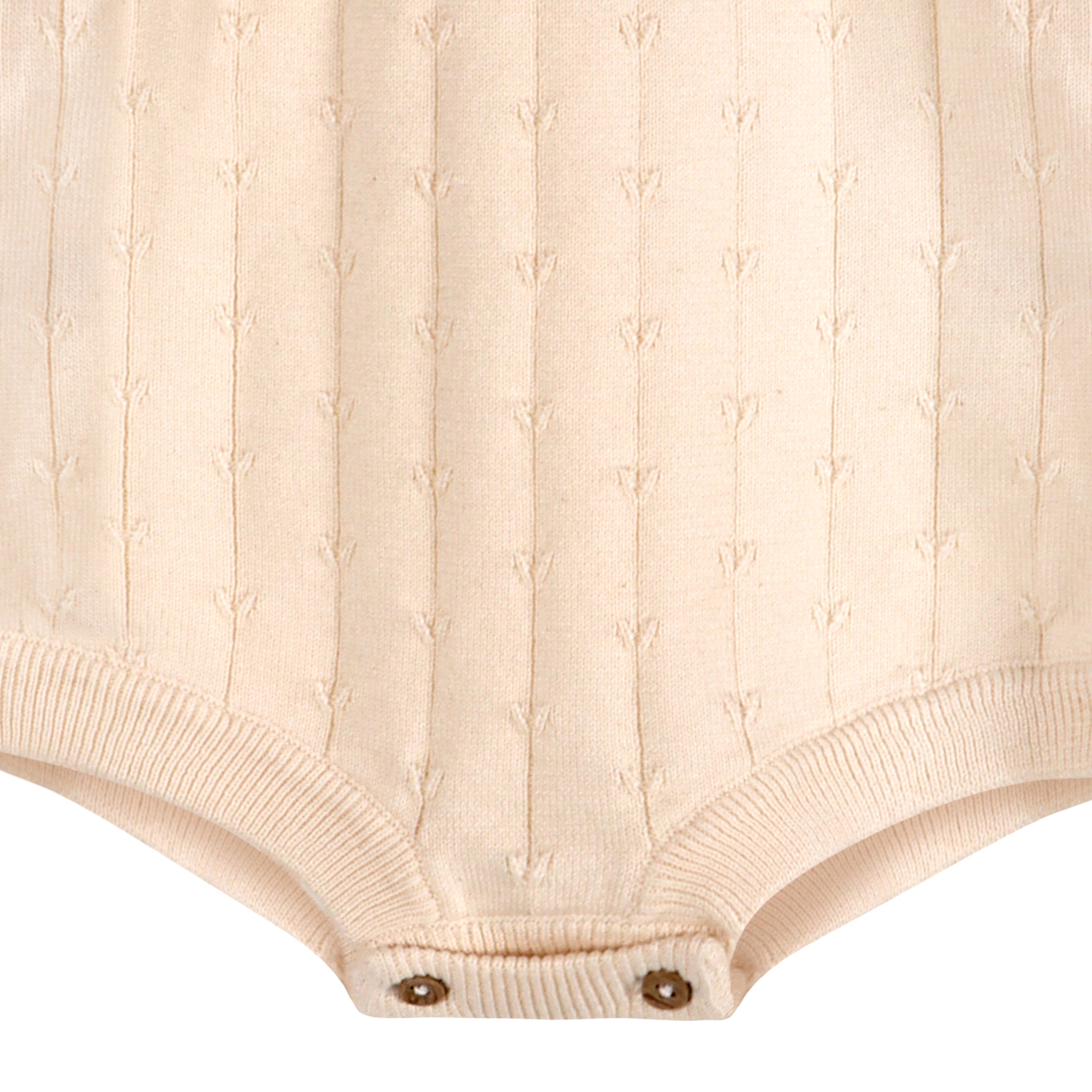 Sleeveless Ruffle Knit Baby Romper & Bodysuit SET (Organic Cotton)