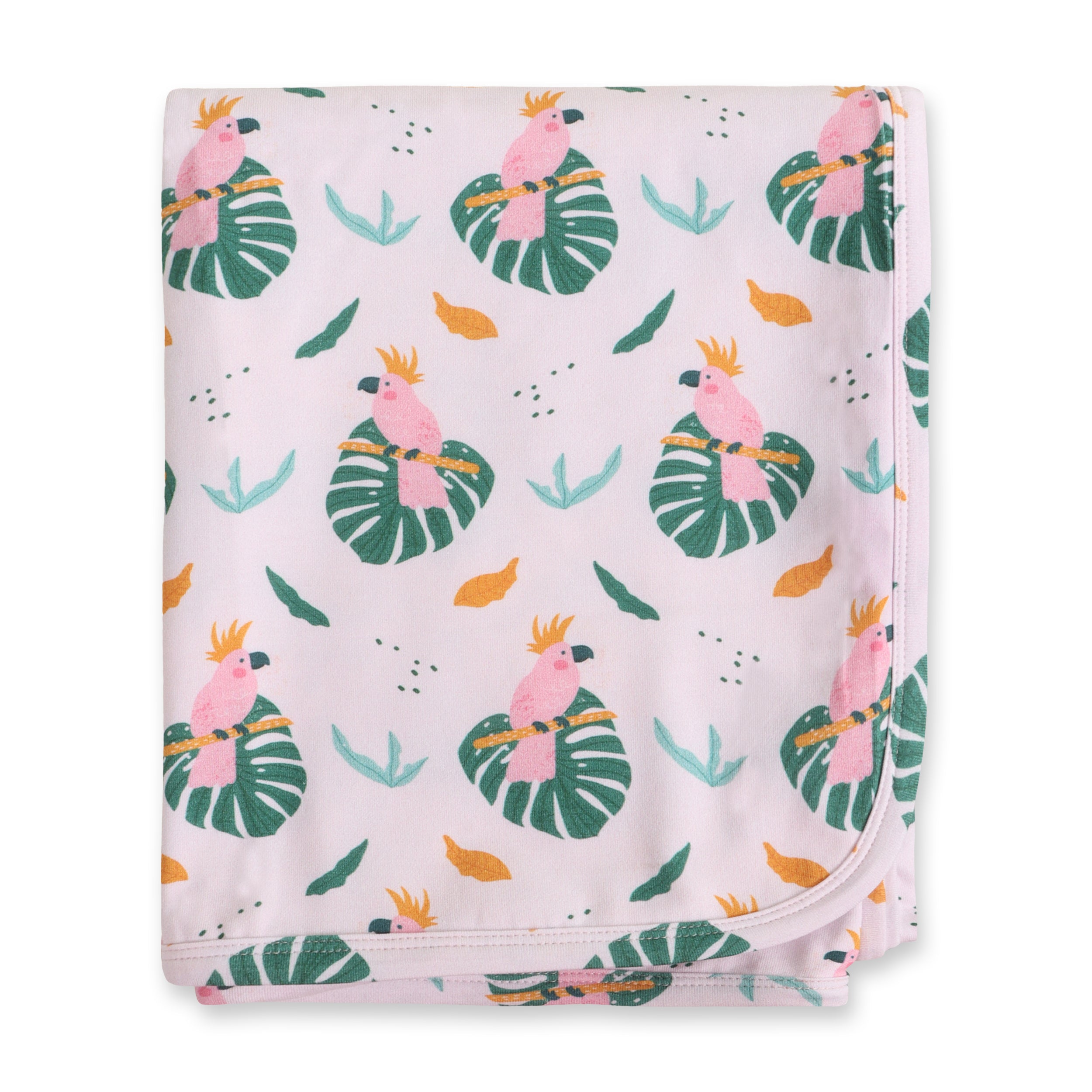 Parrot Reversible Baby Blanket (Organic Jersey)