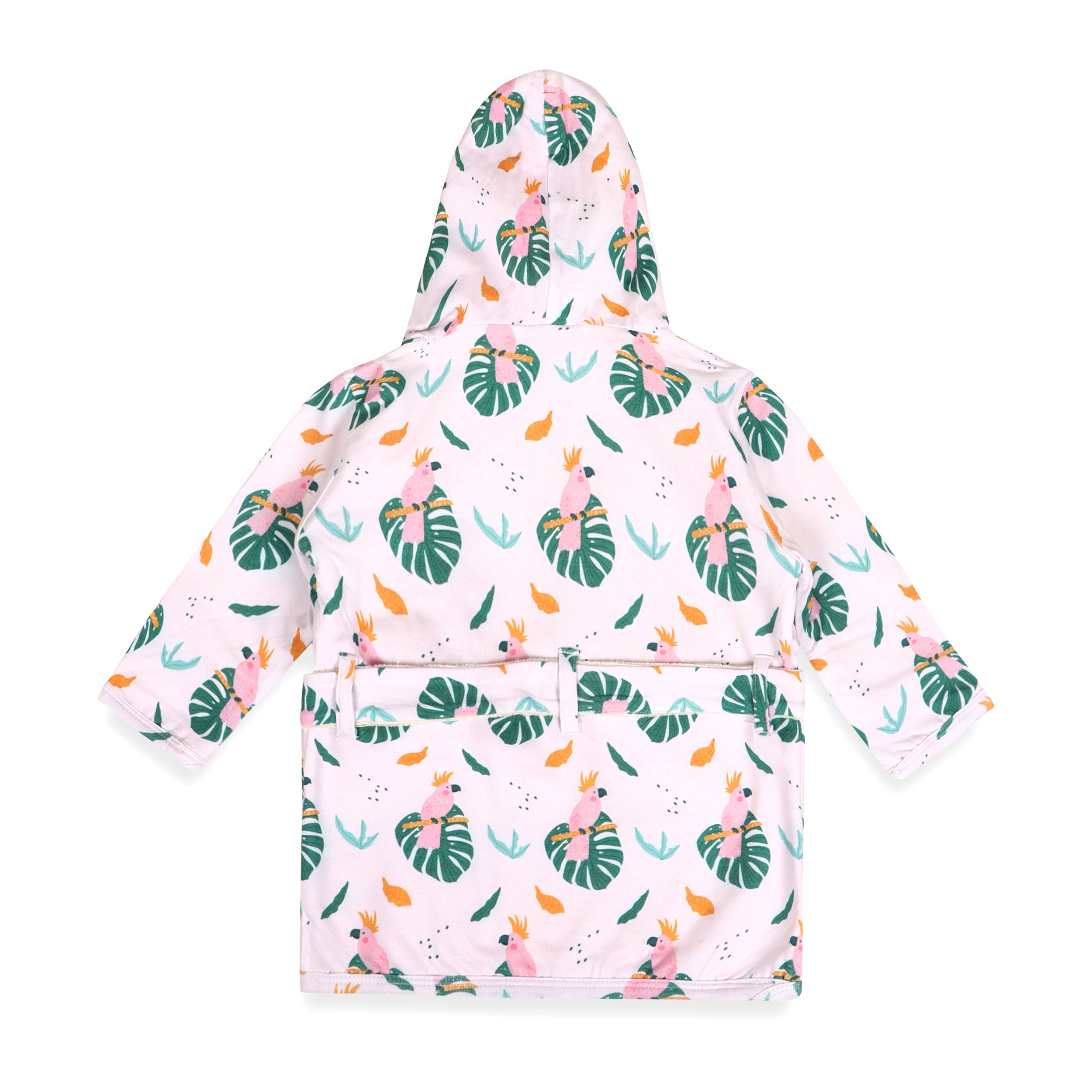 Parrot Baby Hooded Bathrobe (Organic Jersey)