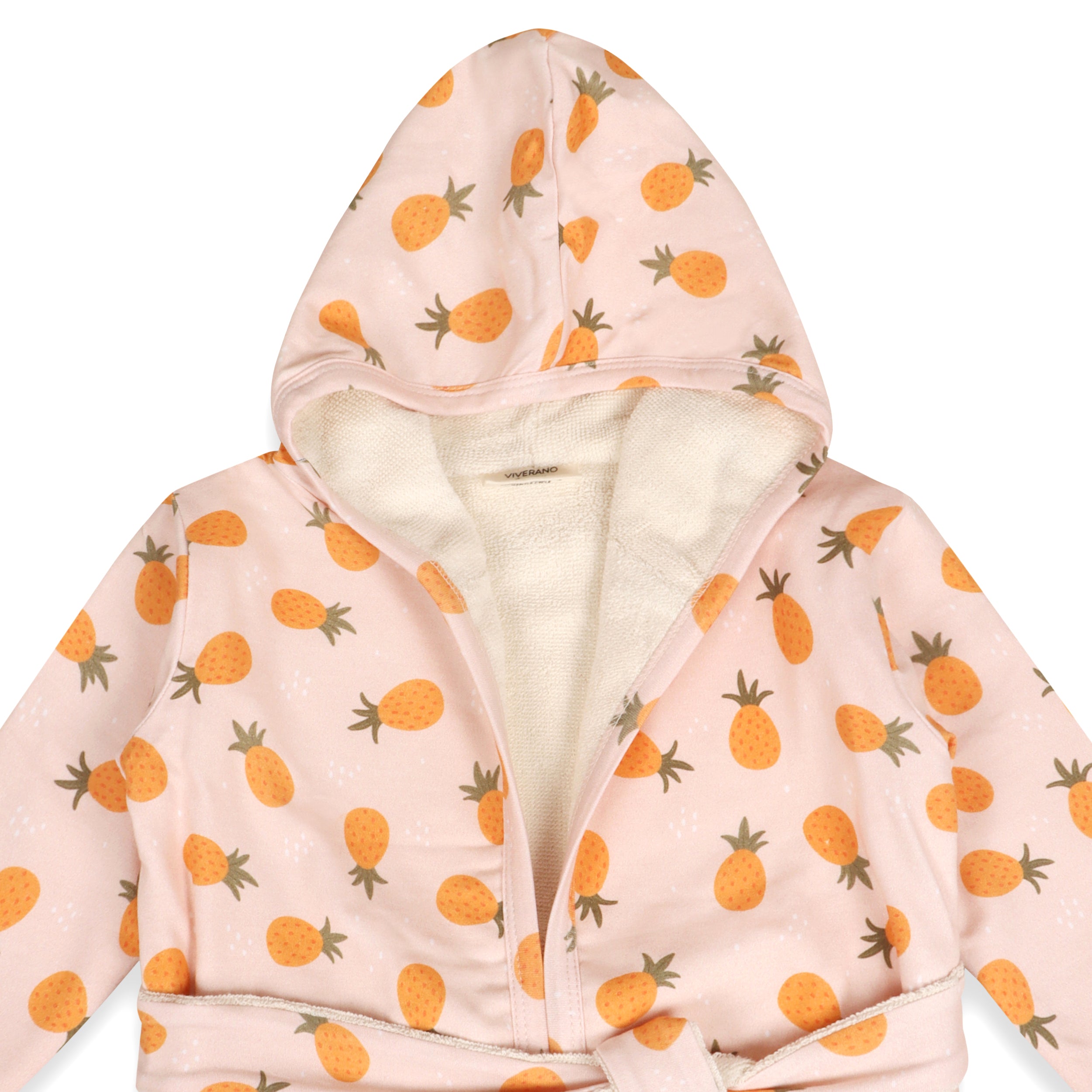 Pineapple Baby Hooded Bathrobe (Organic Jersey)