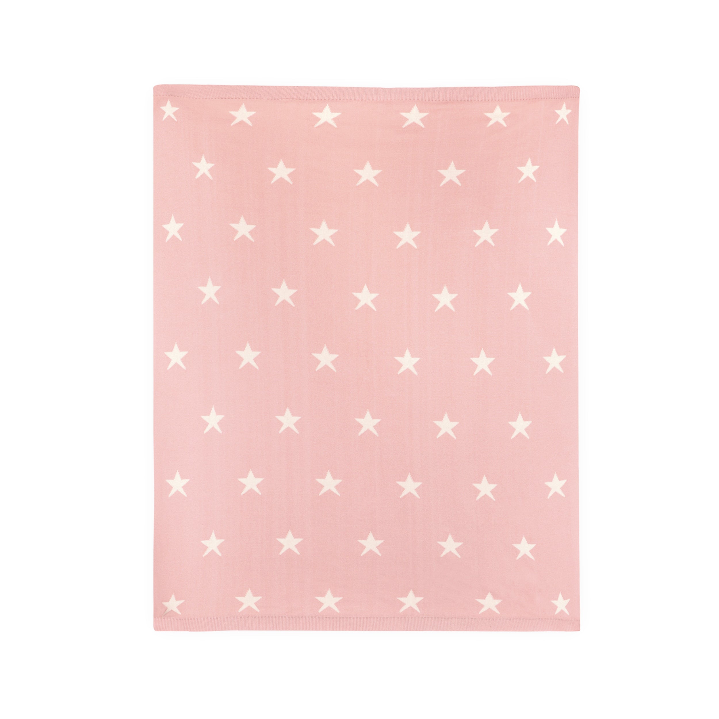 Stars - Reversible Sweater Knit Baby Blankets (Organic Cotton) 3 Colors