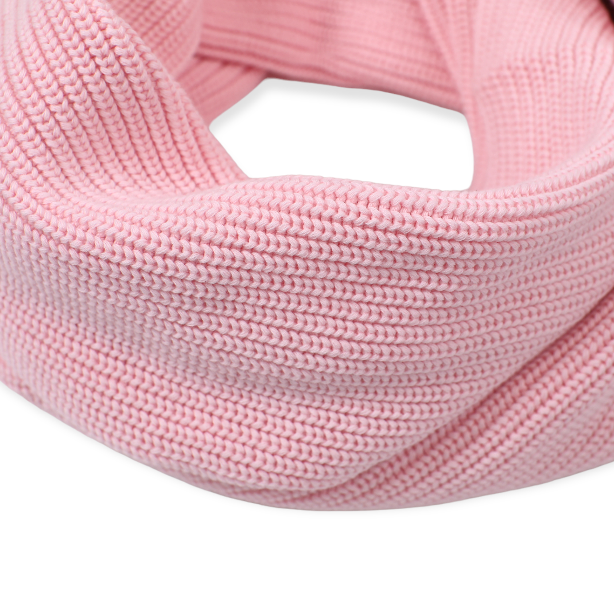 Organic Cotton Soft Knit Infinity Scarf (Solid Color)