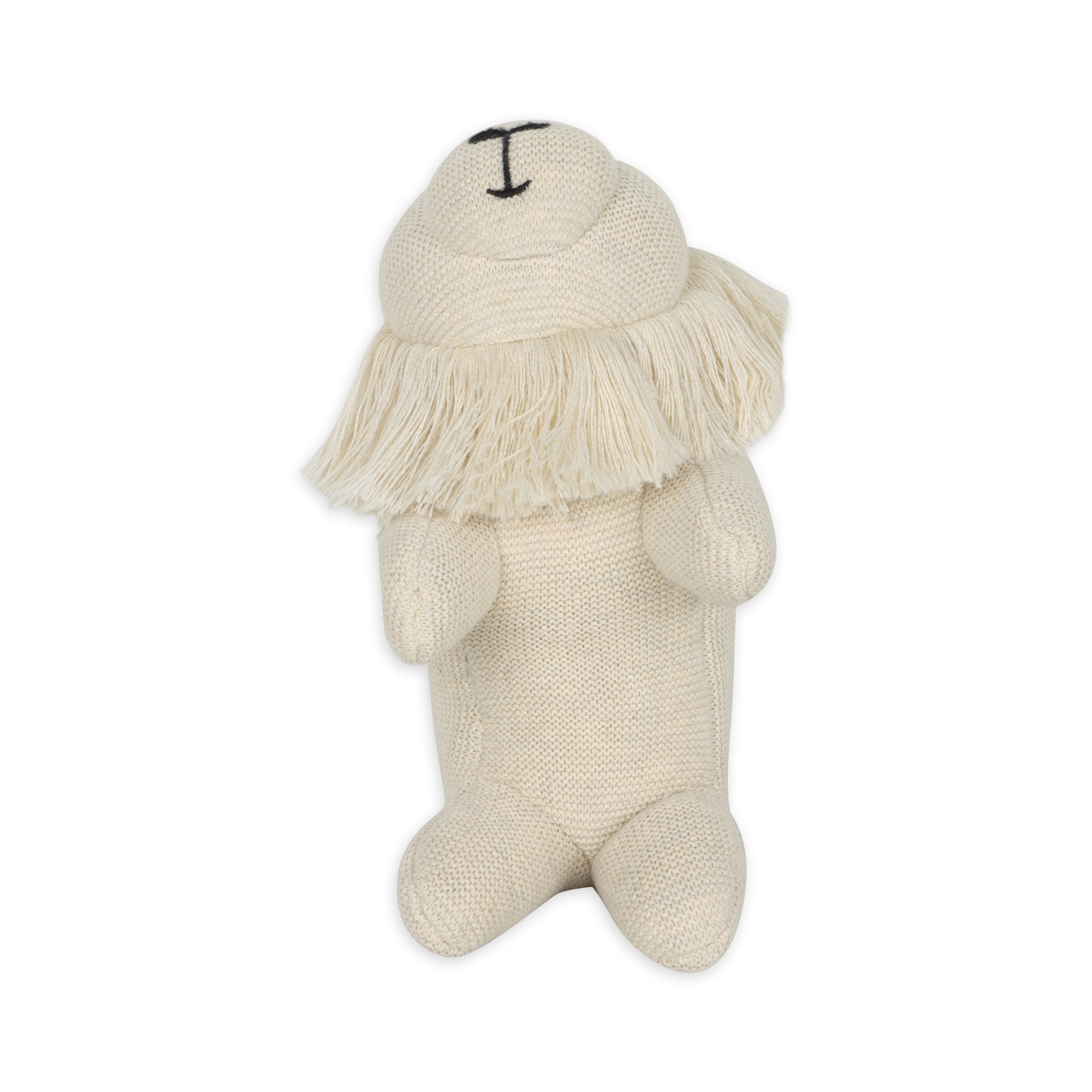 Lion Knit Stuffed Animal Baby Toy (Organic Cotton)