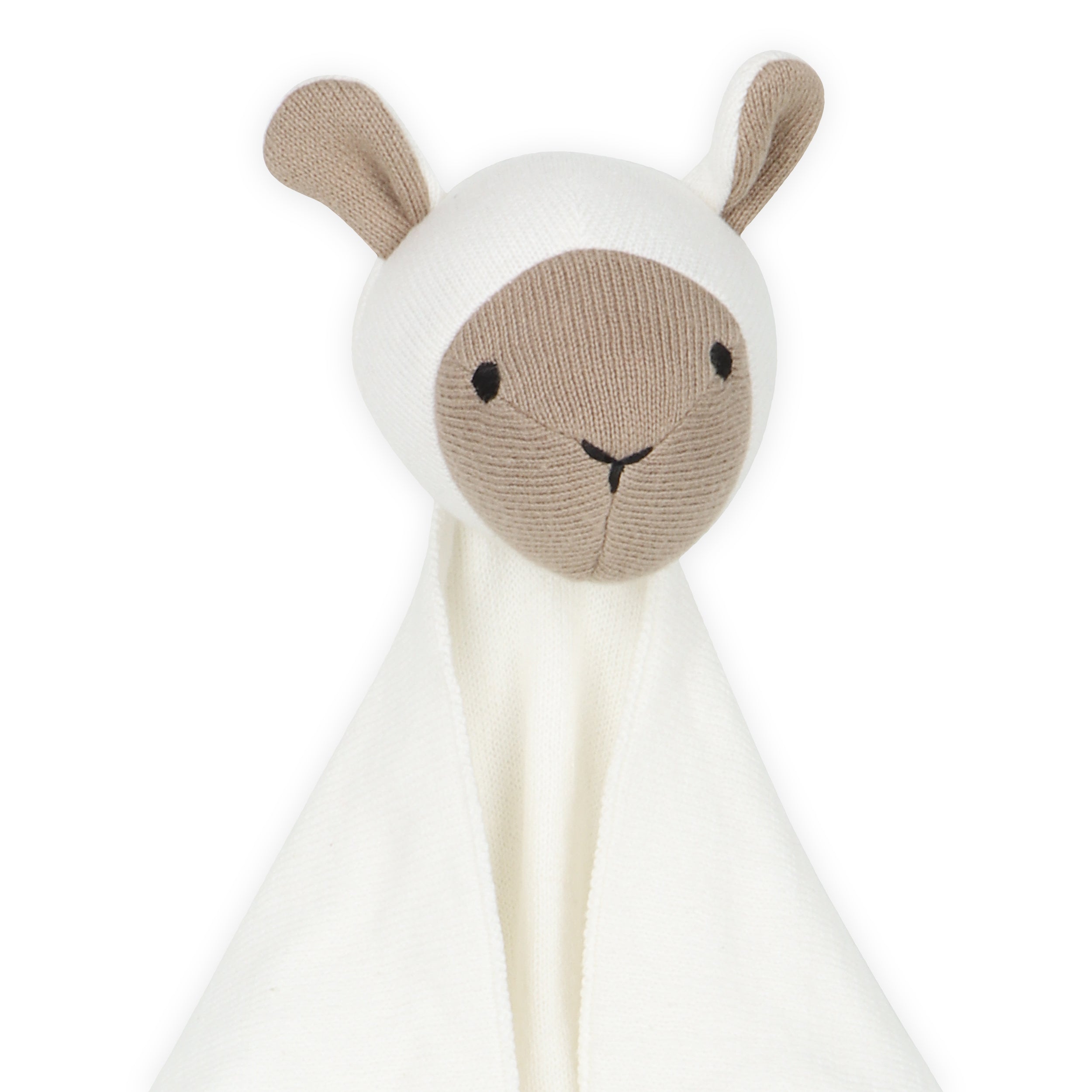 Organic Baby Lovey Security Blanket Cuddle Cloth - Lamb (Viverano)