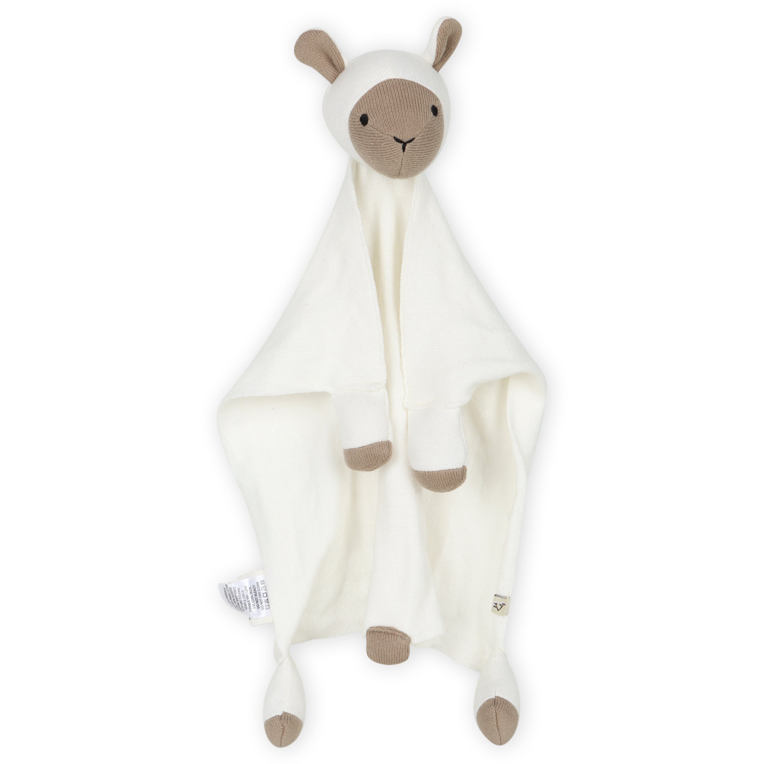 Organic Baby Lovey Security Blanket Cuddle Cloth - Lamb (Viverano)