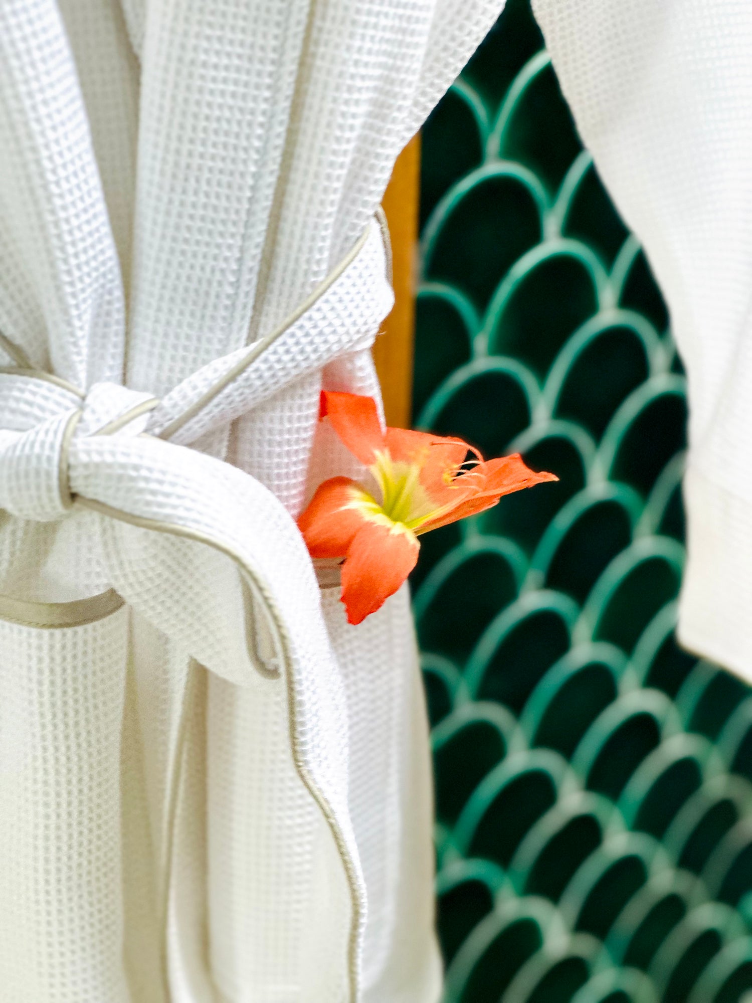 Women's Organic Waffle Weave Robes (3 Colors)Women's Organic Waffle Weave Spa Bath Robes by Viverano Organics