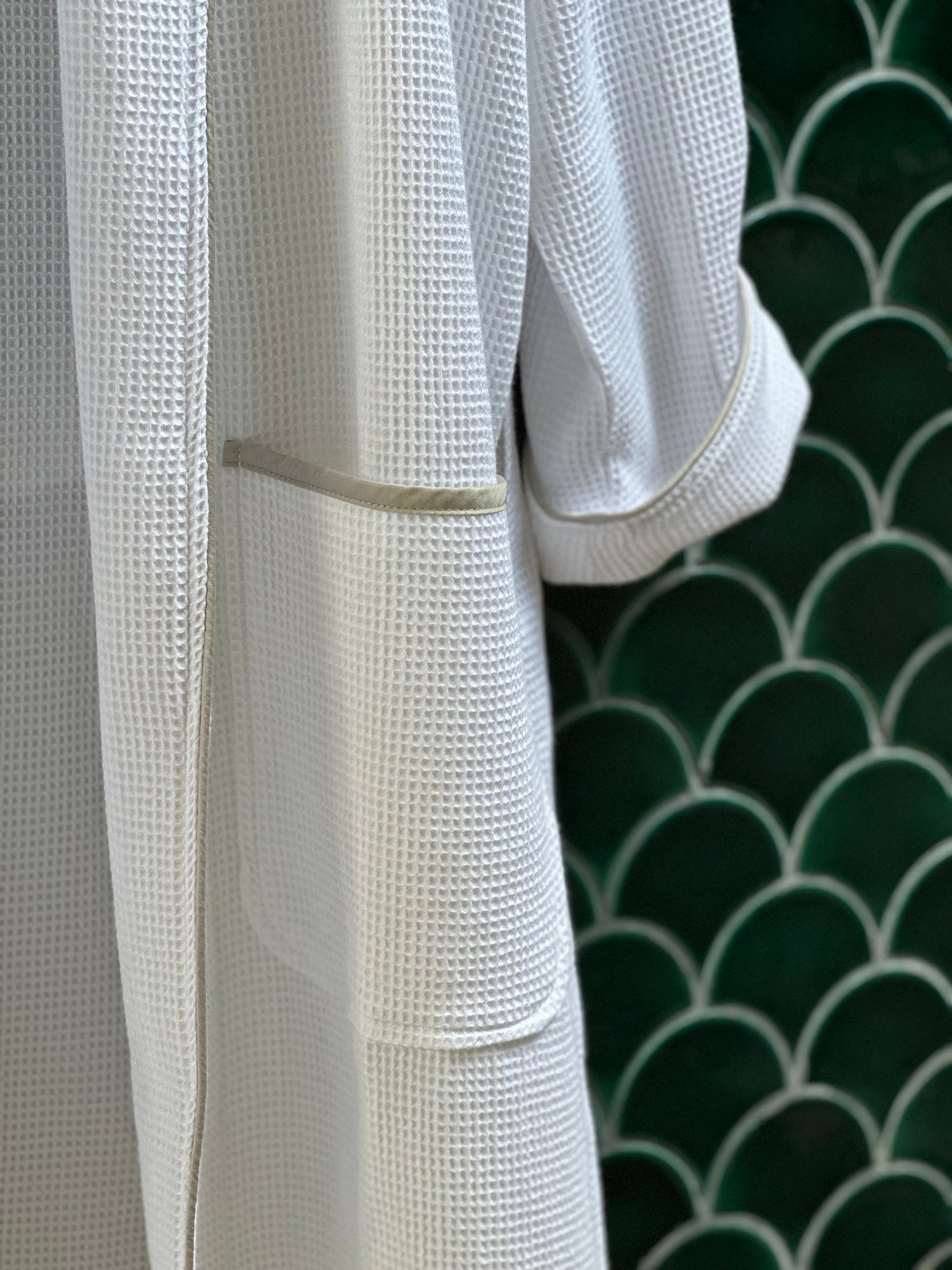 Women's Organic Waffle Weave Robes (3 Colors)Women's Organic Waffle Weave Spa Bath Robes by Viverano Organics