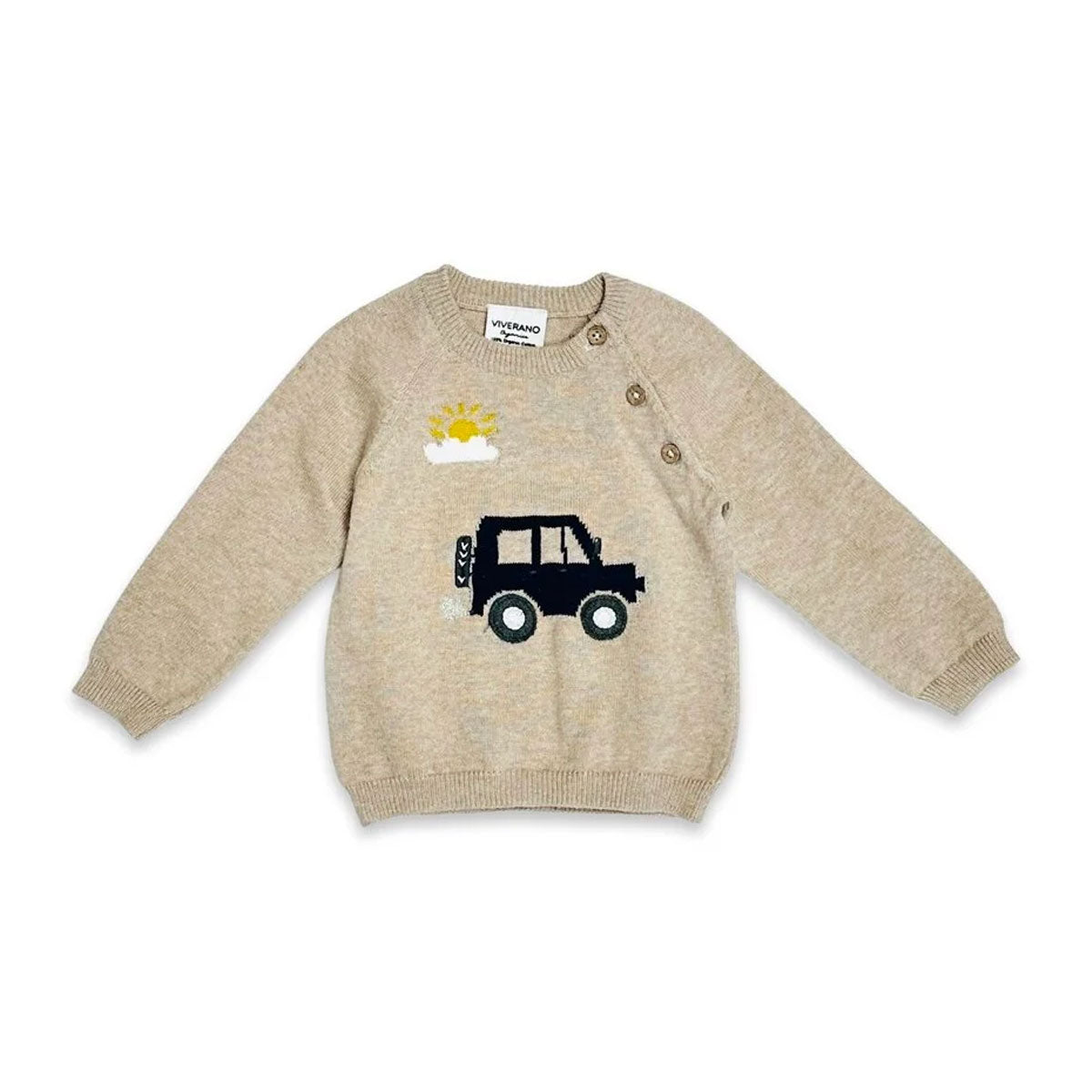 Jeep Baby Pullover, Organic Cotton