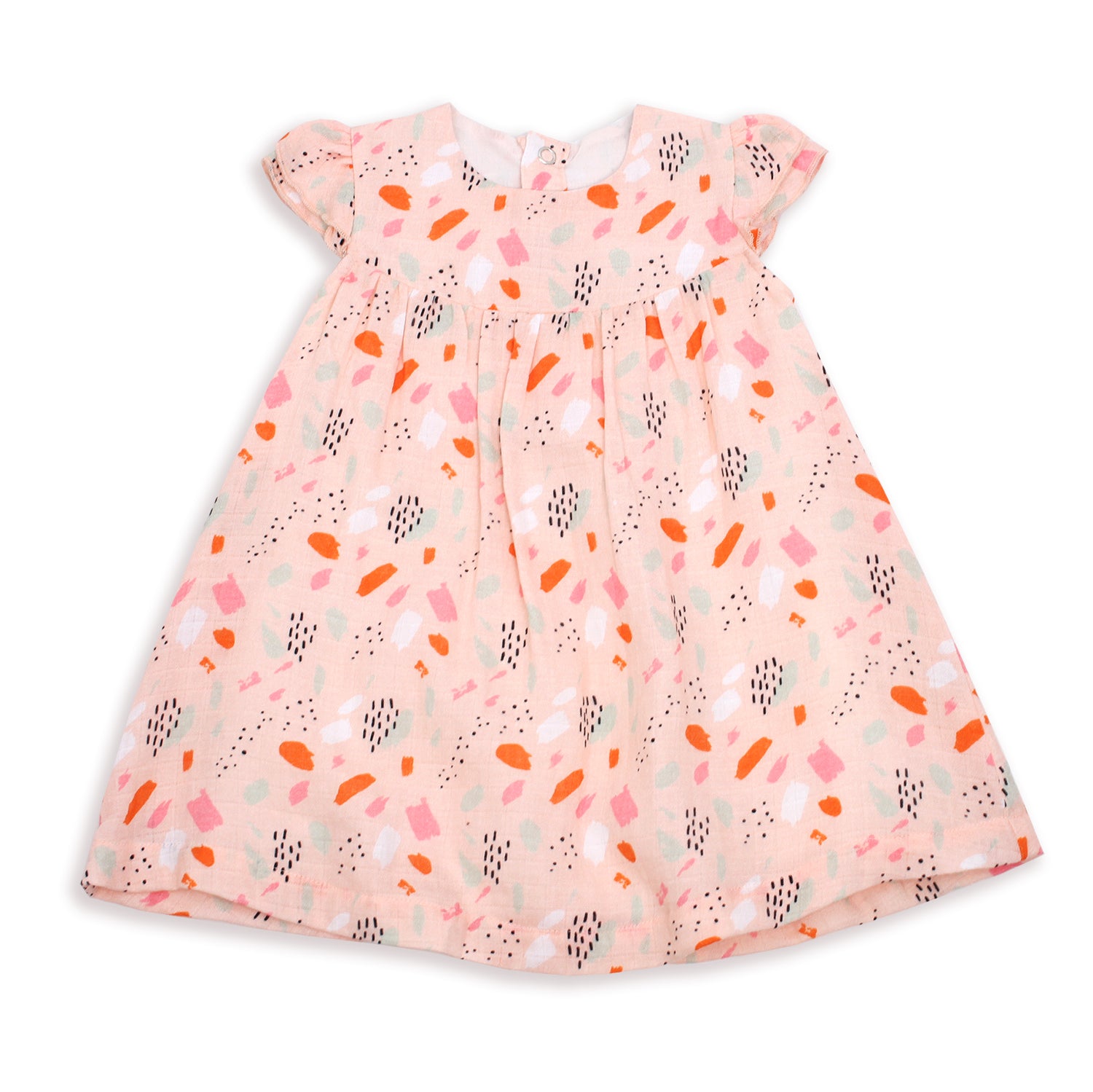 Florence Bloom Cap Sleeve Baby Dress + Bloomer Set (Organic Muslin)