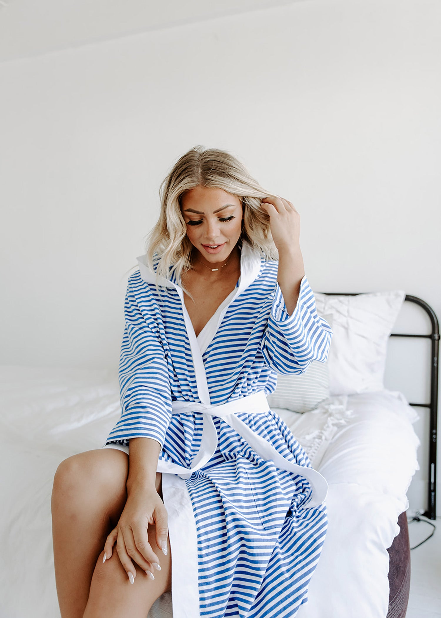 Organic Cotton Hooded Bath & Spa Robe / Swim Cover-Up - Viverano