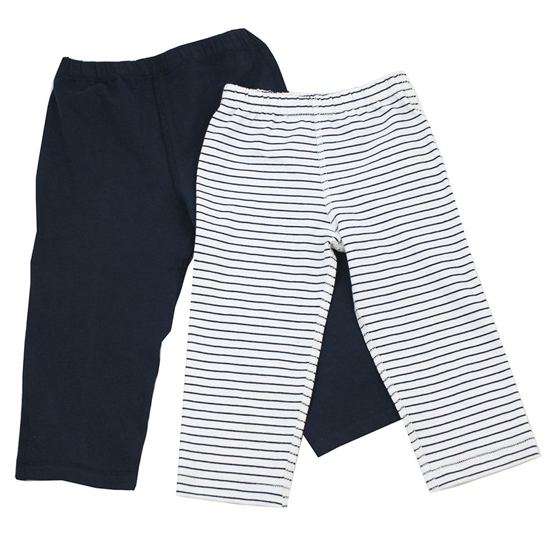 Viverano Venice Organic Cotton Legging Pants for Babies - 2 Pack